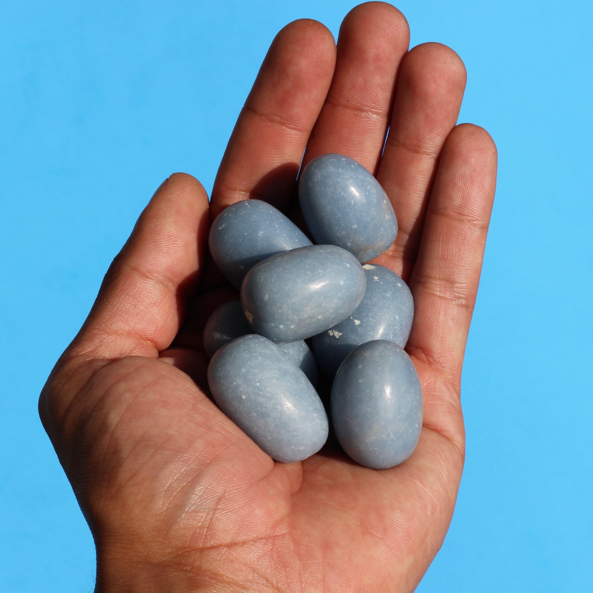 Angelite (Tumbles) - Emit Energy