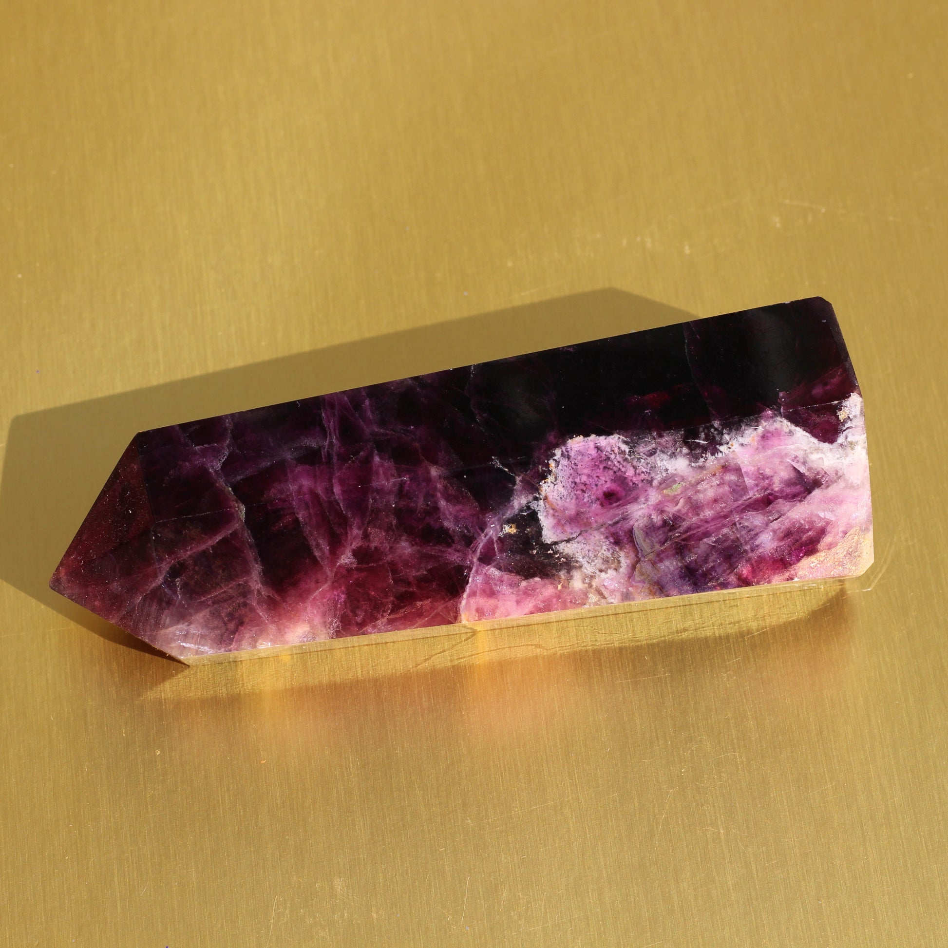 Purple Fluorite Point (No.2) (Extra High Quality) - Emit Energy