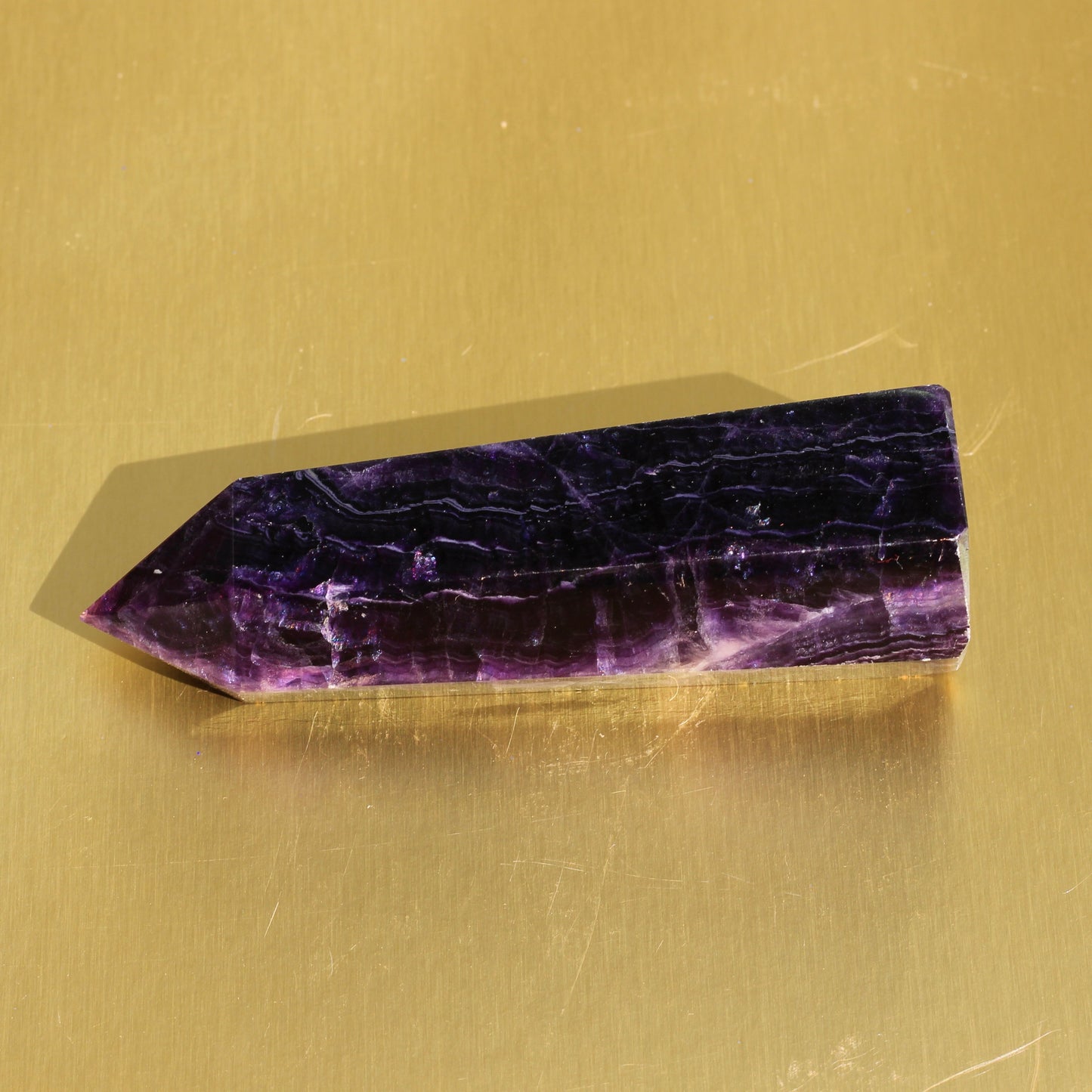 Purple Fluorite Point (No.3) (Extra High Quality) - Emit Energy