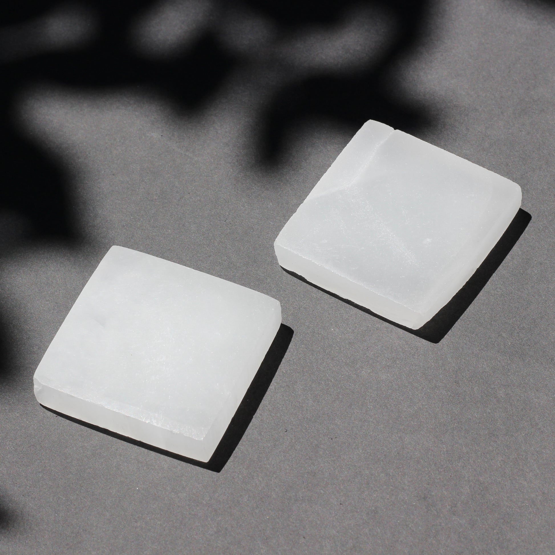Satin Spar Selenite (Charging Plates) - Emit Energy