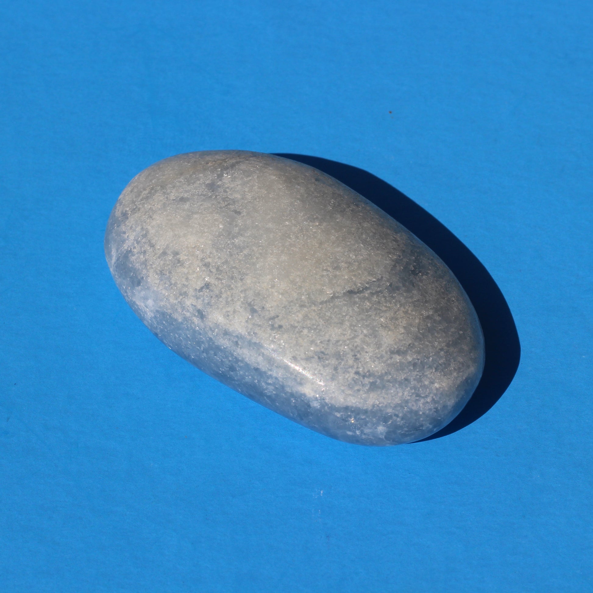 Blue Calcite (Palm Stone) (No.2) - Emit Energy
