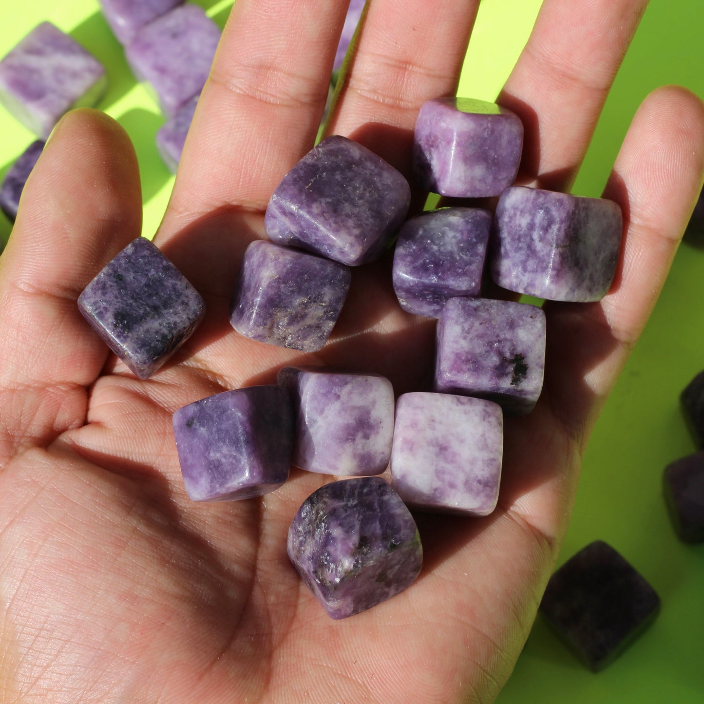 Lepidolite (Cube Tumbles) - Emit Energy