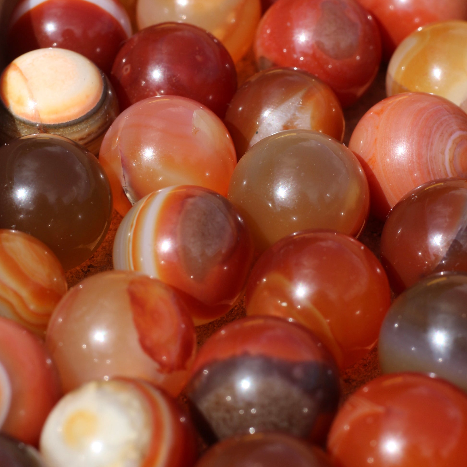 Carnelian (Mini Spheres) - Sphere - Emit Energy
