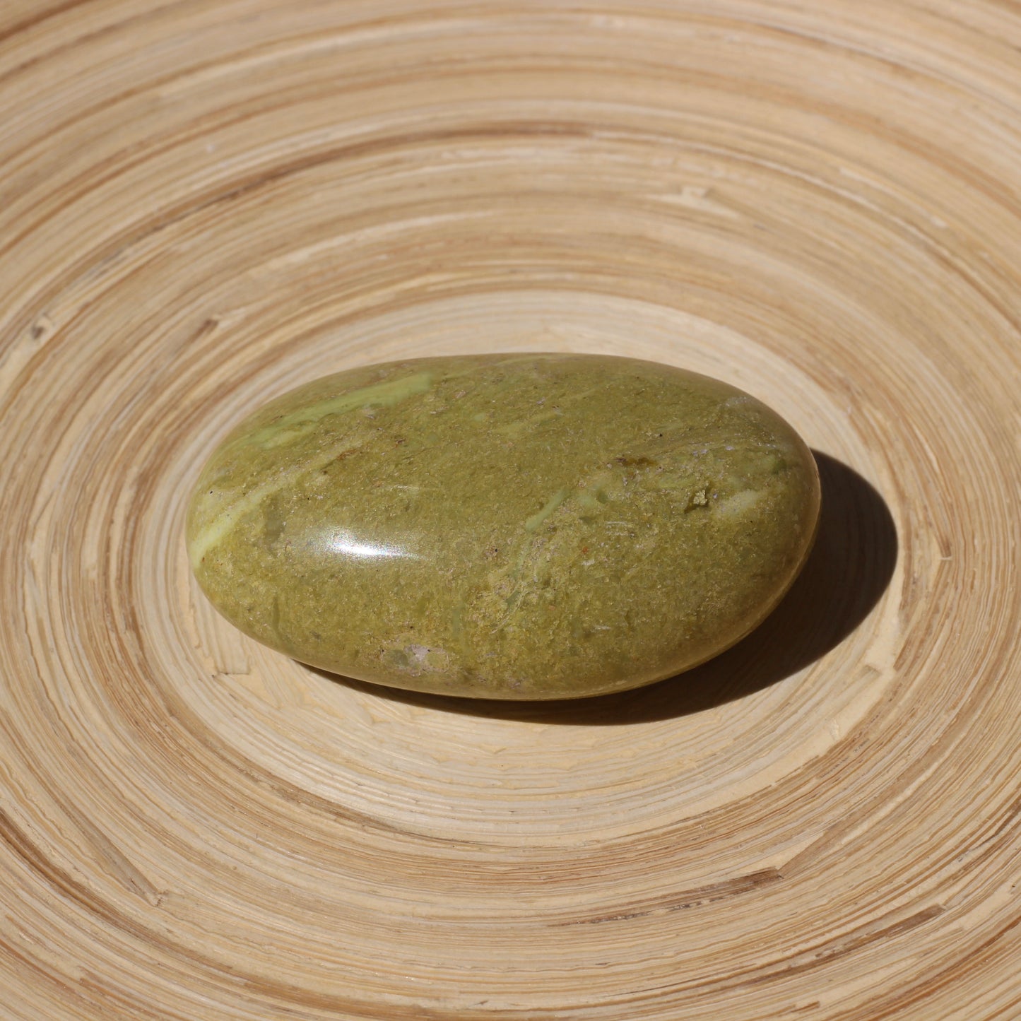 Green Opal (Mini Palm Stone) (No.3) - Emit Energy