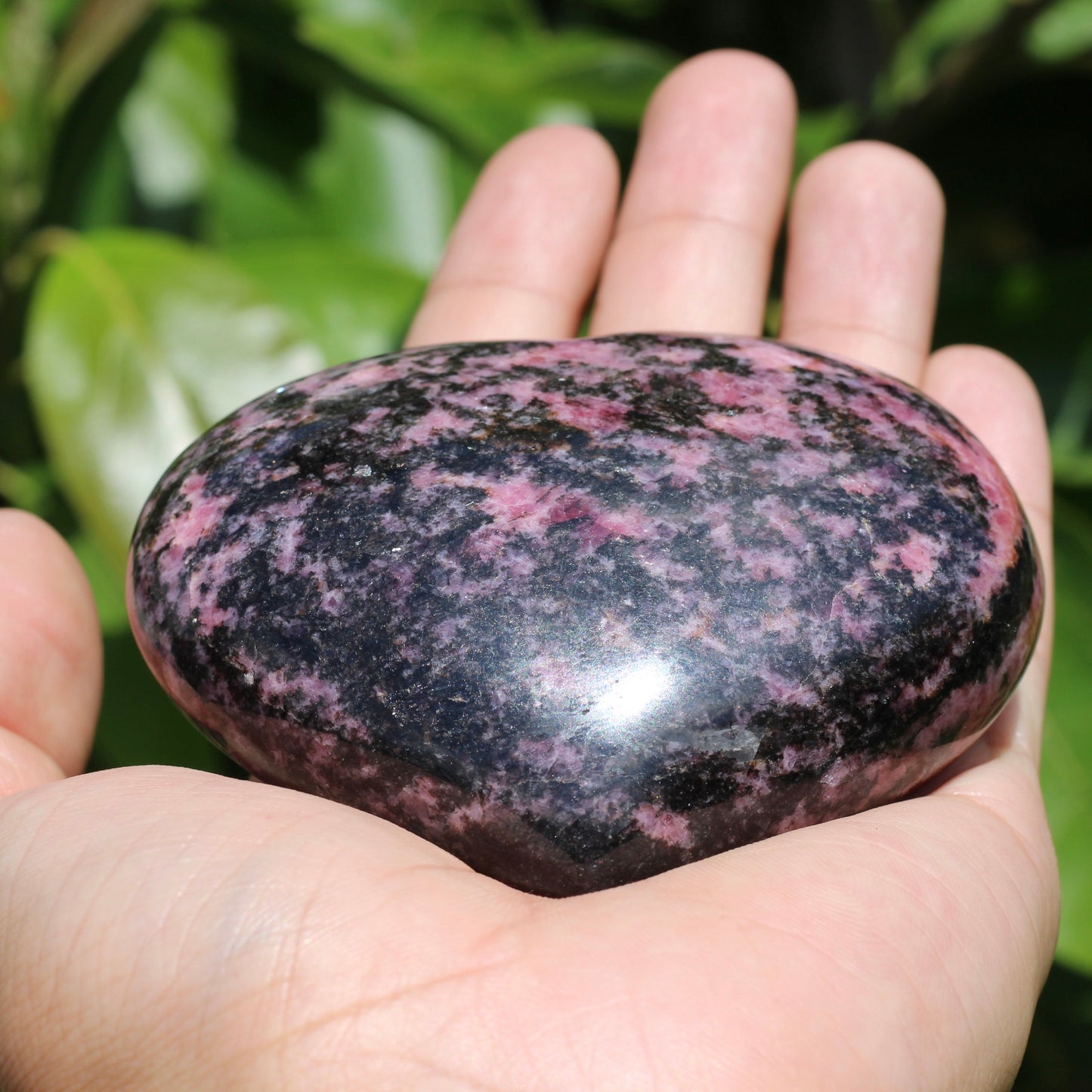 Rhodonite Heart (No. 2) - Heart - Emit Energy