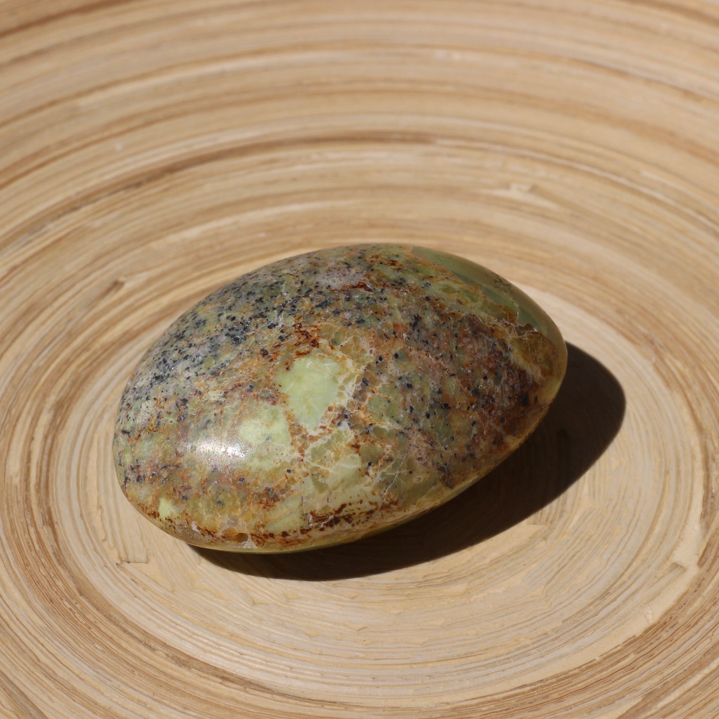 Green Opal (Mini Palm Stone) (No.2) - Emit Energy