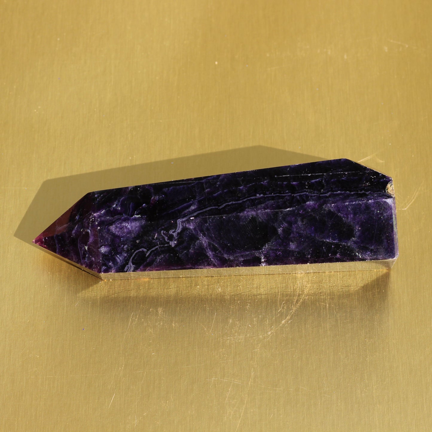 Purple Fluorite Point (No.3) (Extra High Quality) - Emit Energy