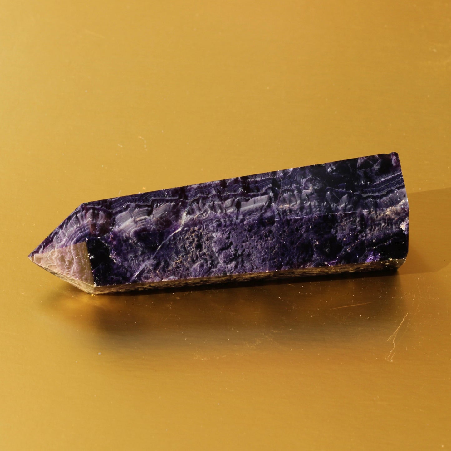Purple Fluorite Point (No.5) (Extra High Quality) - Emit Energy
