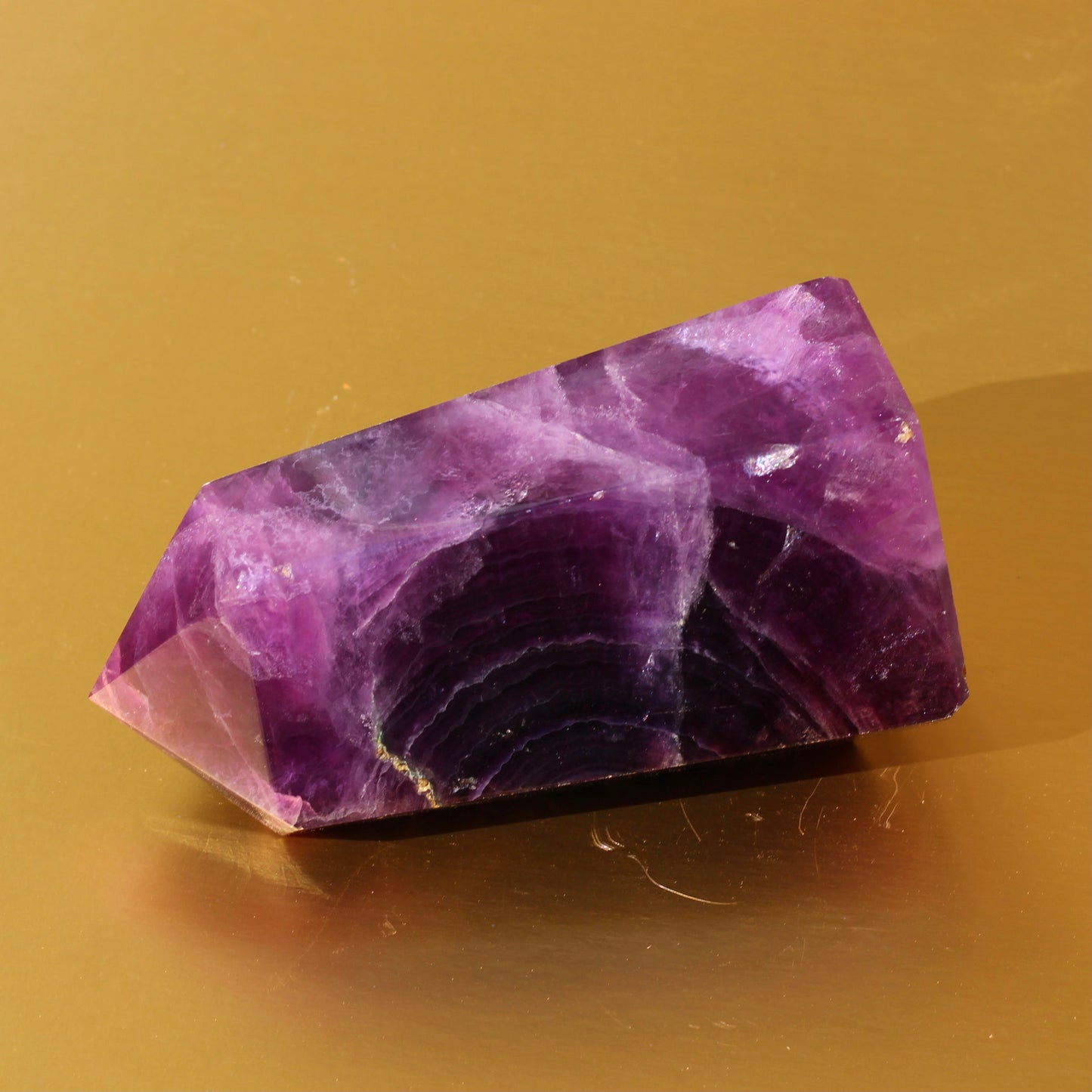 Purple Fluorite Point (No.7) (Extra High Quality) - Emit Energy