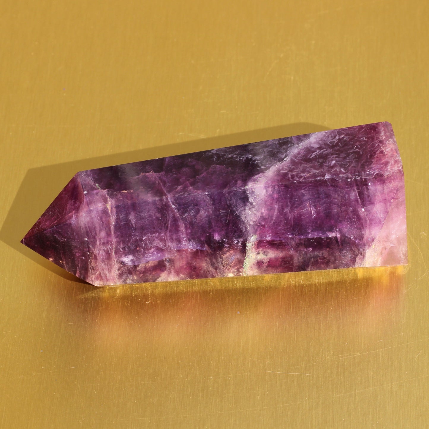 Purple Fluorite Point (No.1) (Extra High Quality) - Emit Energy