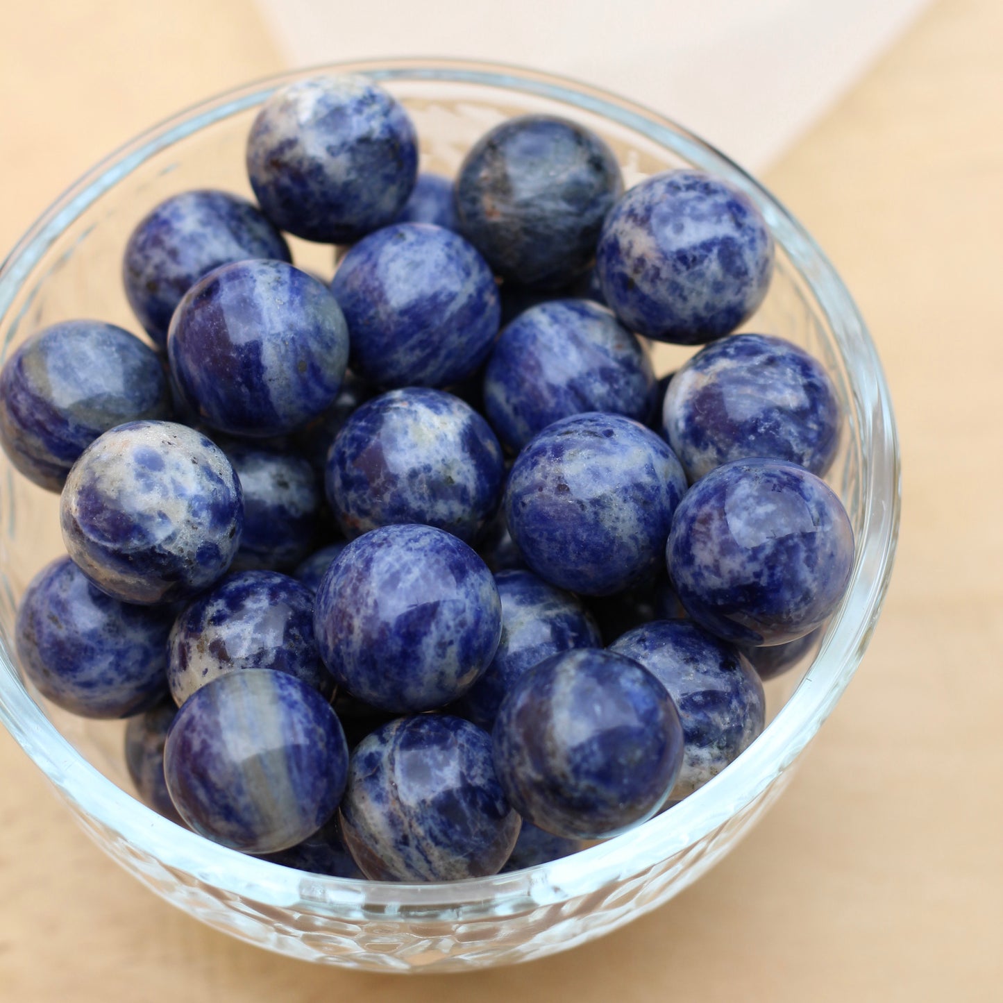 Sodalite Mini Spheres - Emit Energy