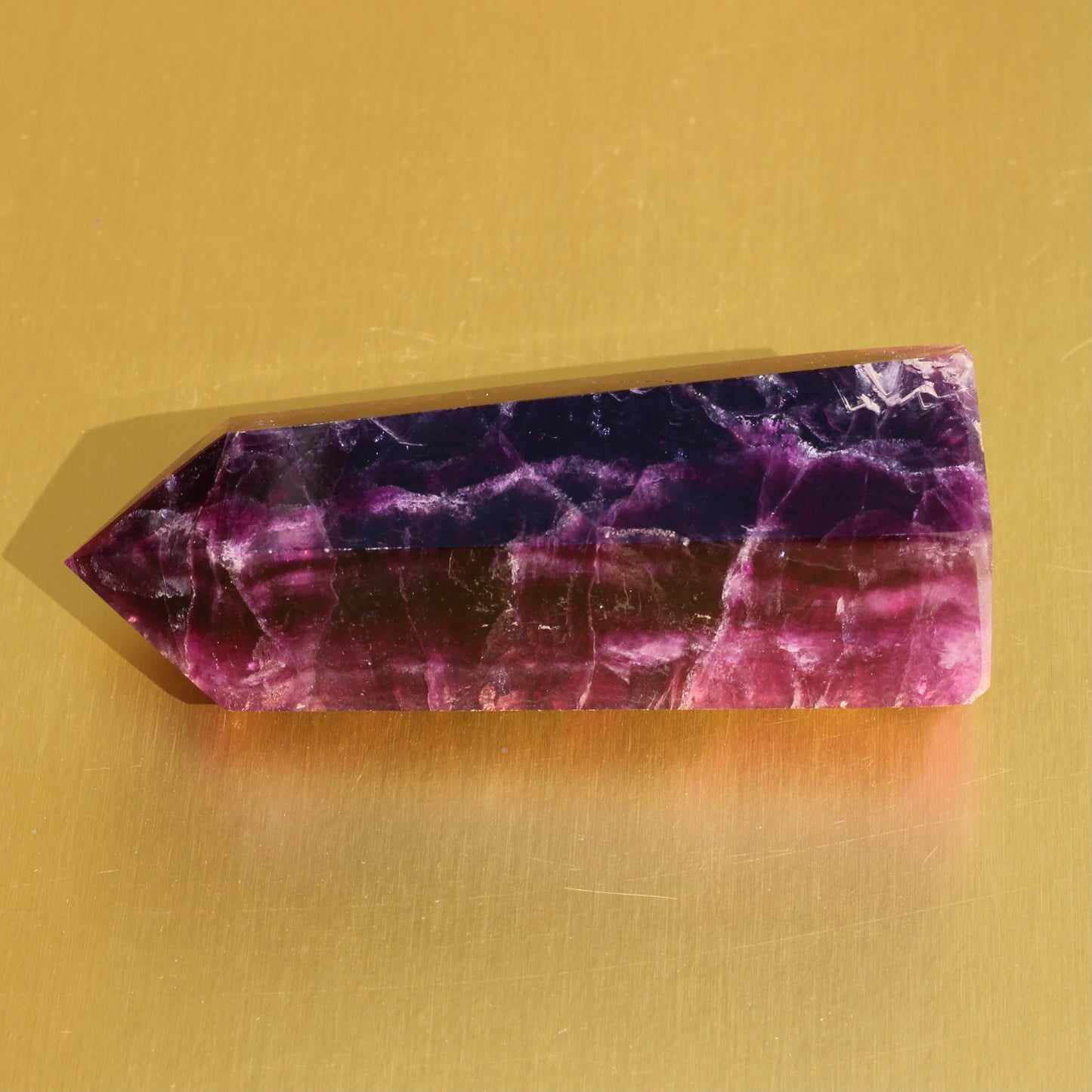 Purple Fluorite Point (No.1) (Extra High Quality) - Emit Energy