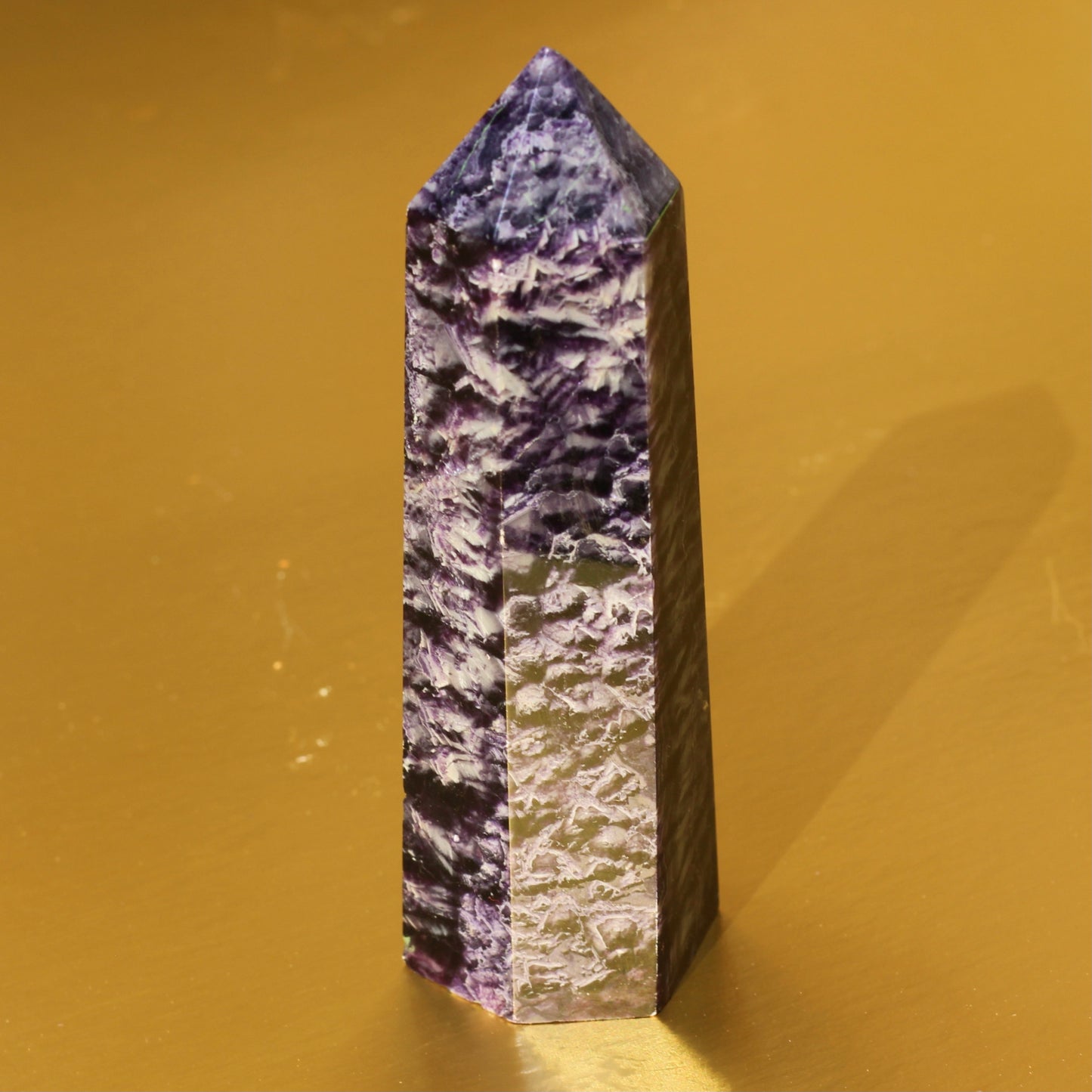 Purple Fluorite Point (No.5) (Extra High Quality) - Emit Energy
