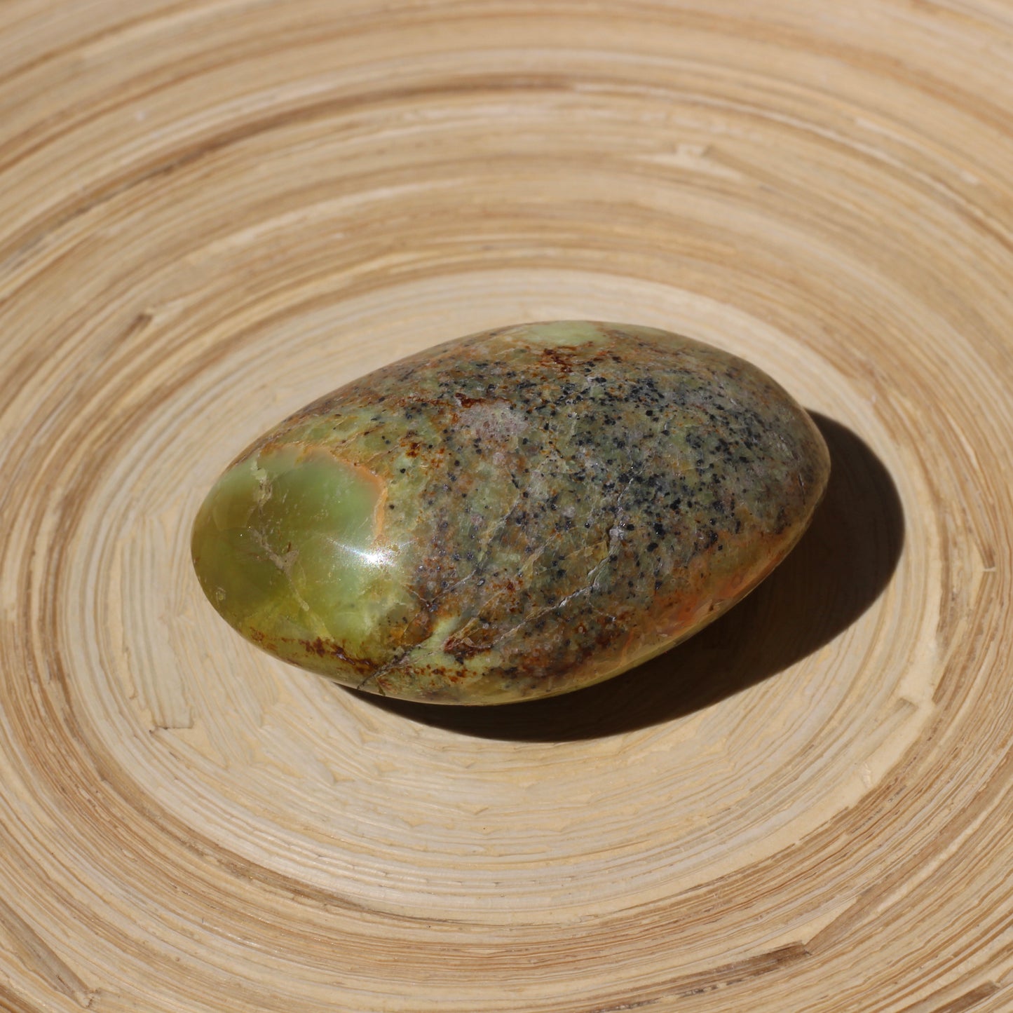 Green Opal (Mini Palm Stone) (No.2) - Emit Energy