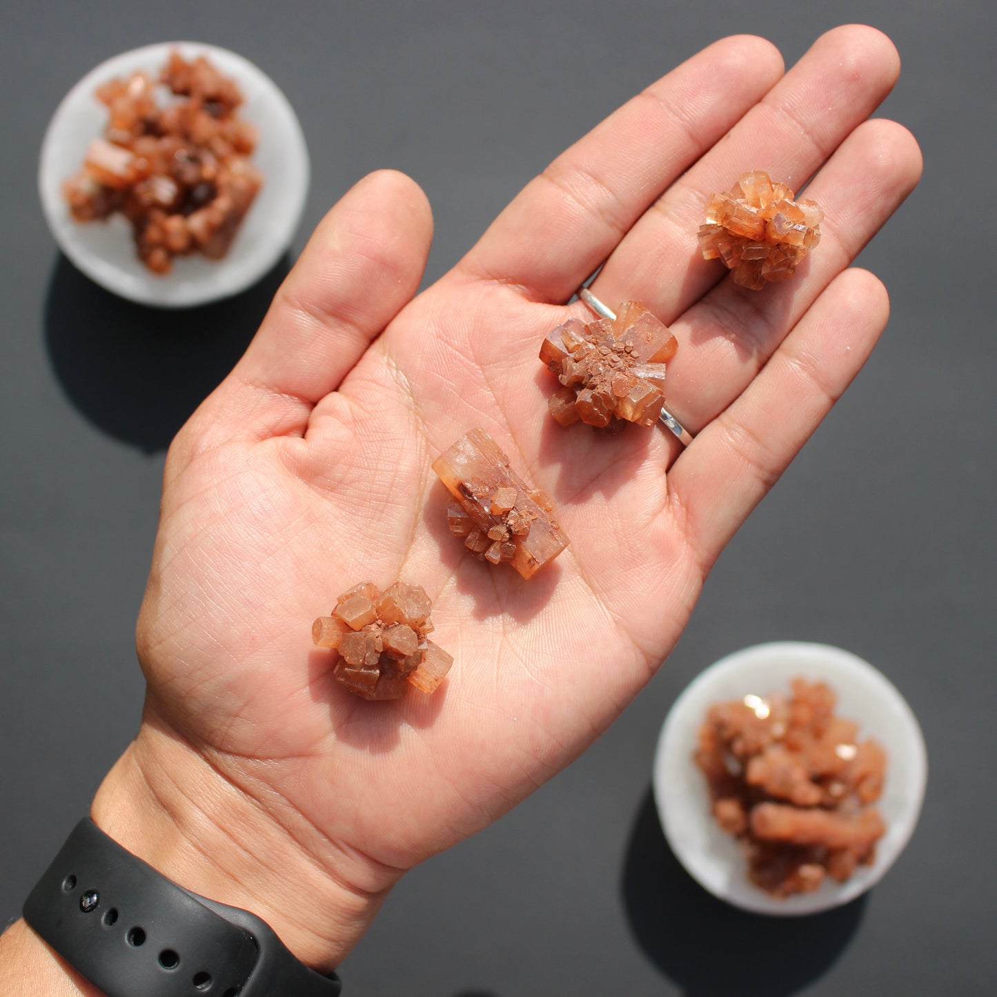 Aragonite (Mini Clusters) - Emit Energy