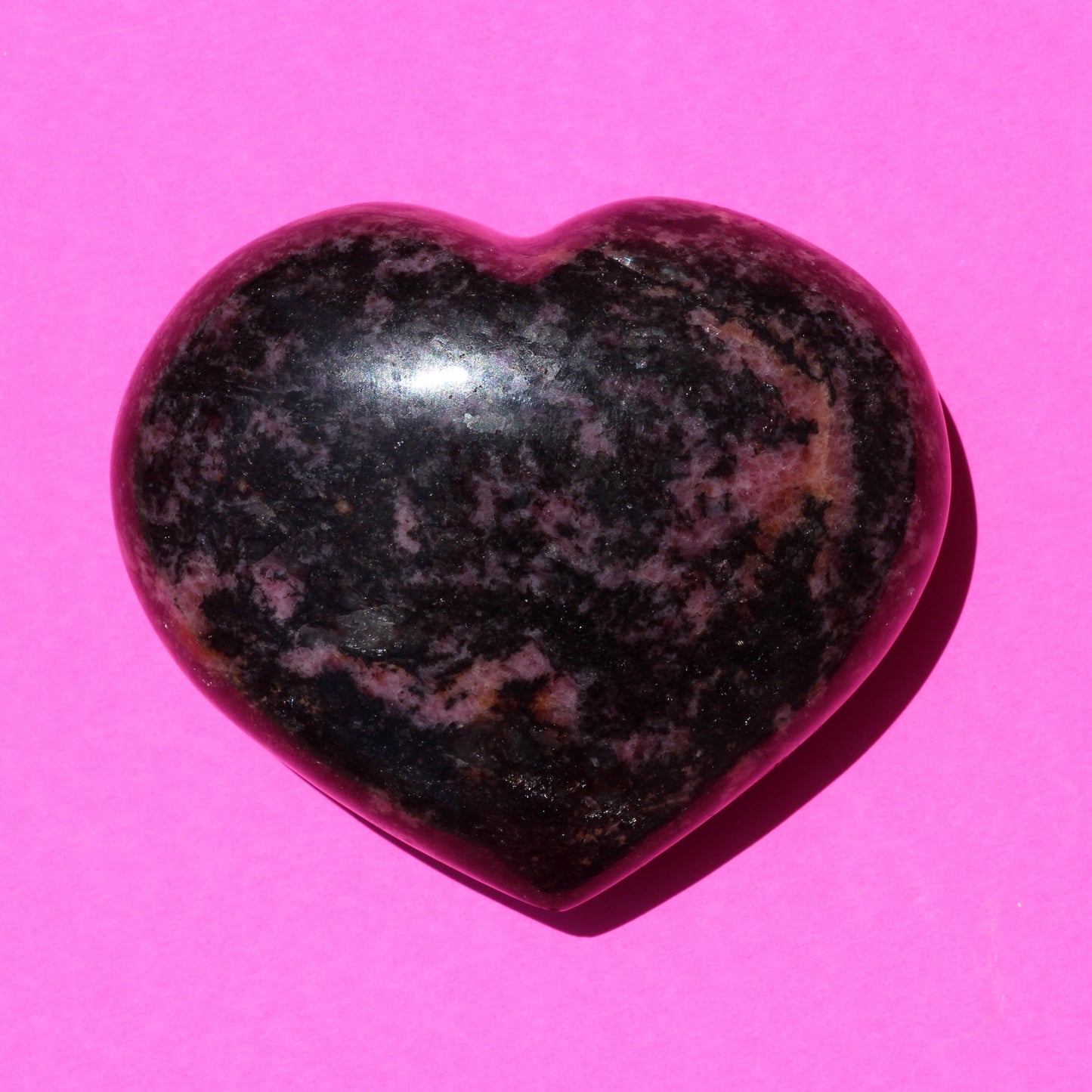 Rhodonite Heart (No. 2) - Heart - Emit Energy
