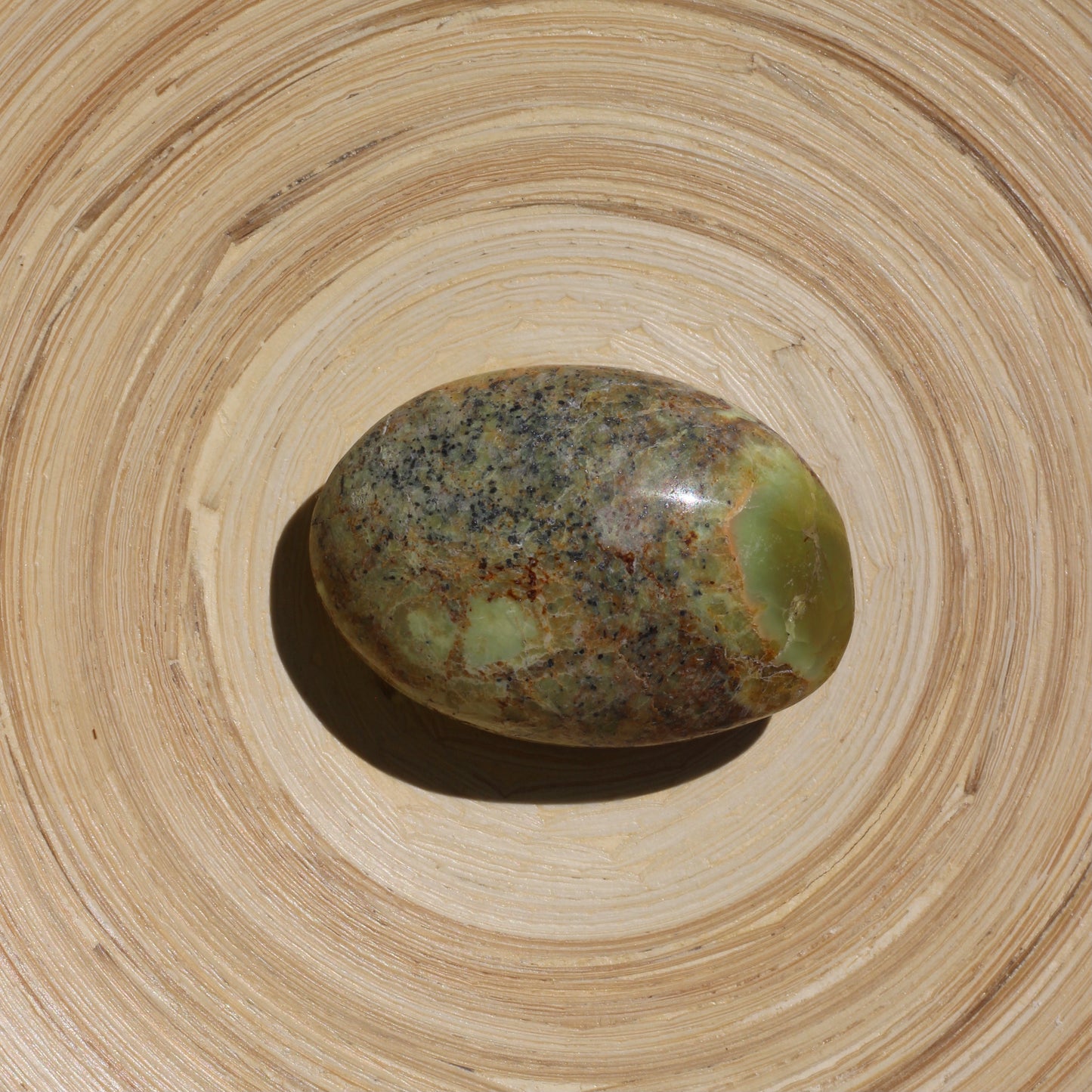 Green Opal (Mini Palm Stone) (No.2) - Emit Energy