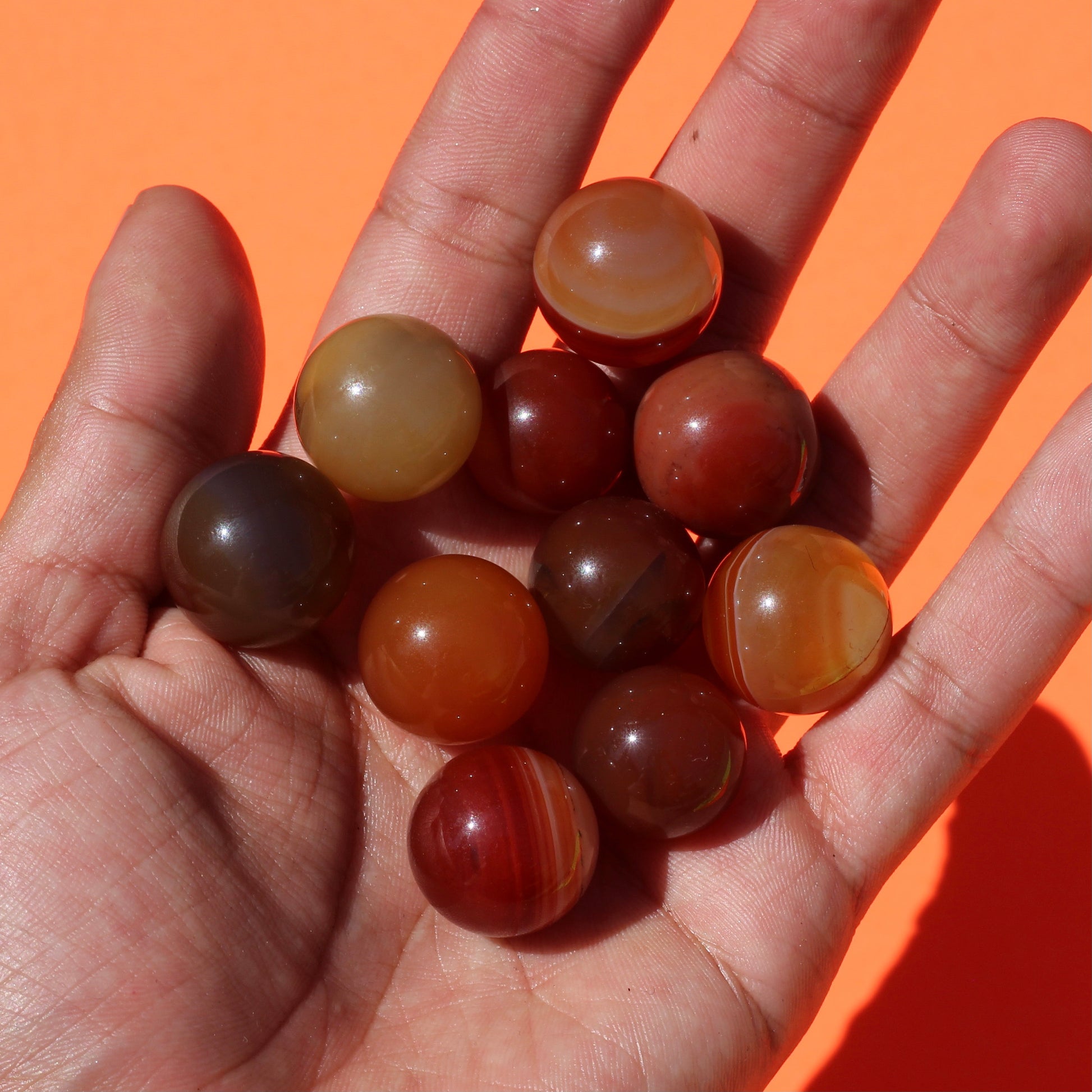 Carnelian (Mini Spheres) - Sphere - Emit Energy