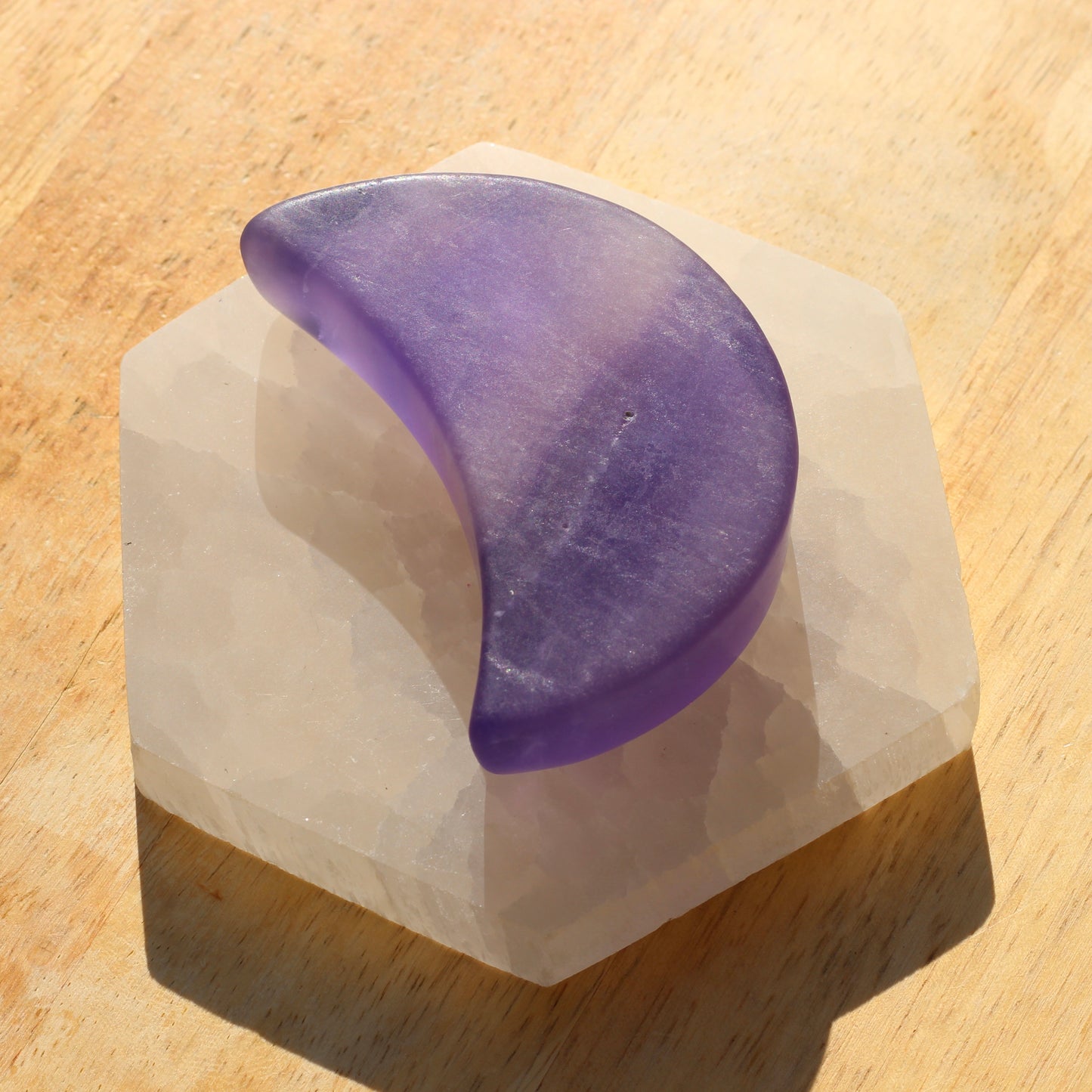 Rainbow Fluorite (Large Moon) - Emit Energy
