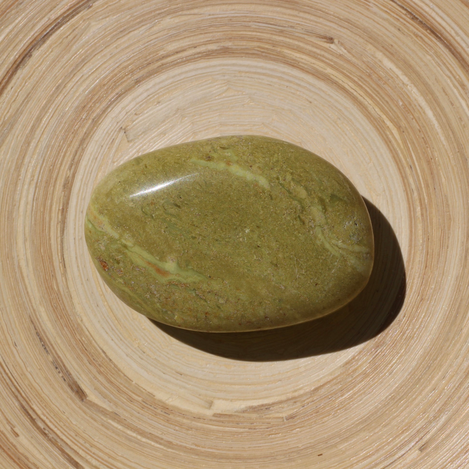 Green Opal (Mini Palm Stone) (No.3) - Emit Energy