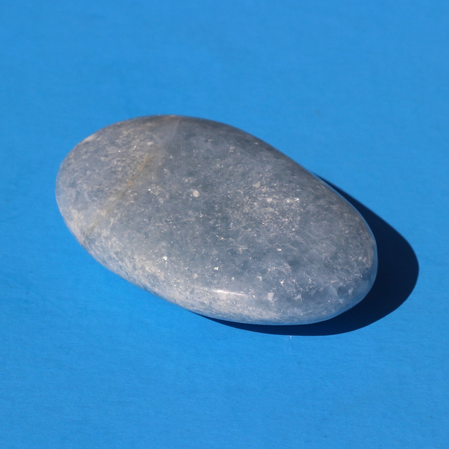 Blue Calcite (Palm Stone) (No.2) - Emit Energy