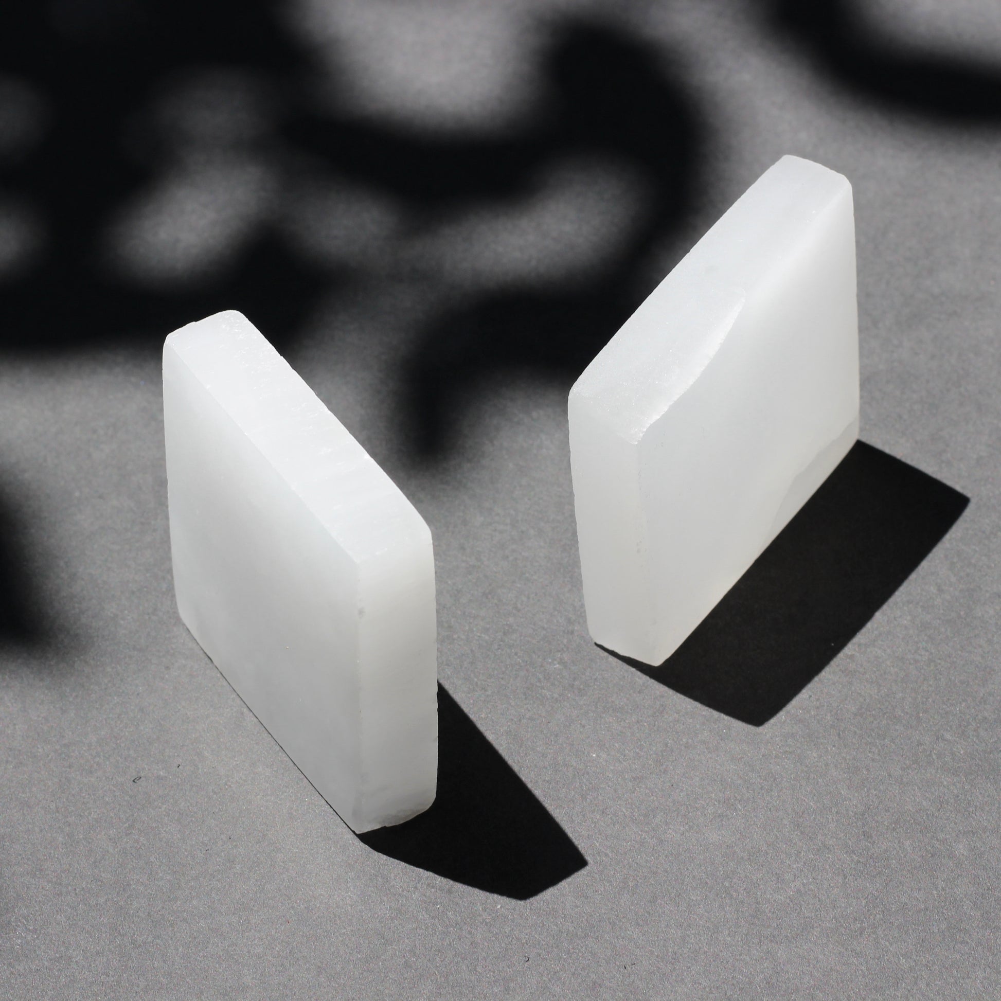 Satin Spar Selenite (Charging Plates) - Emit Energy