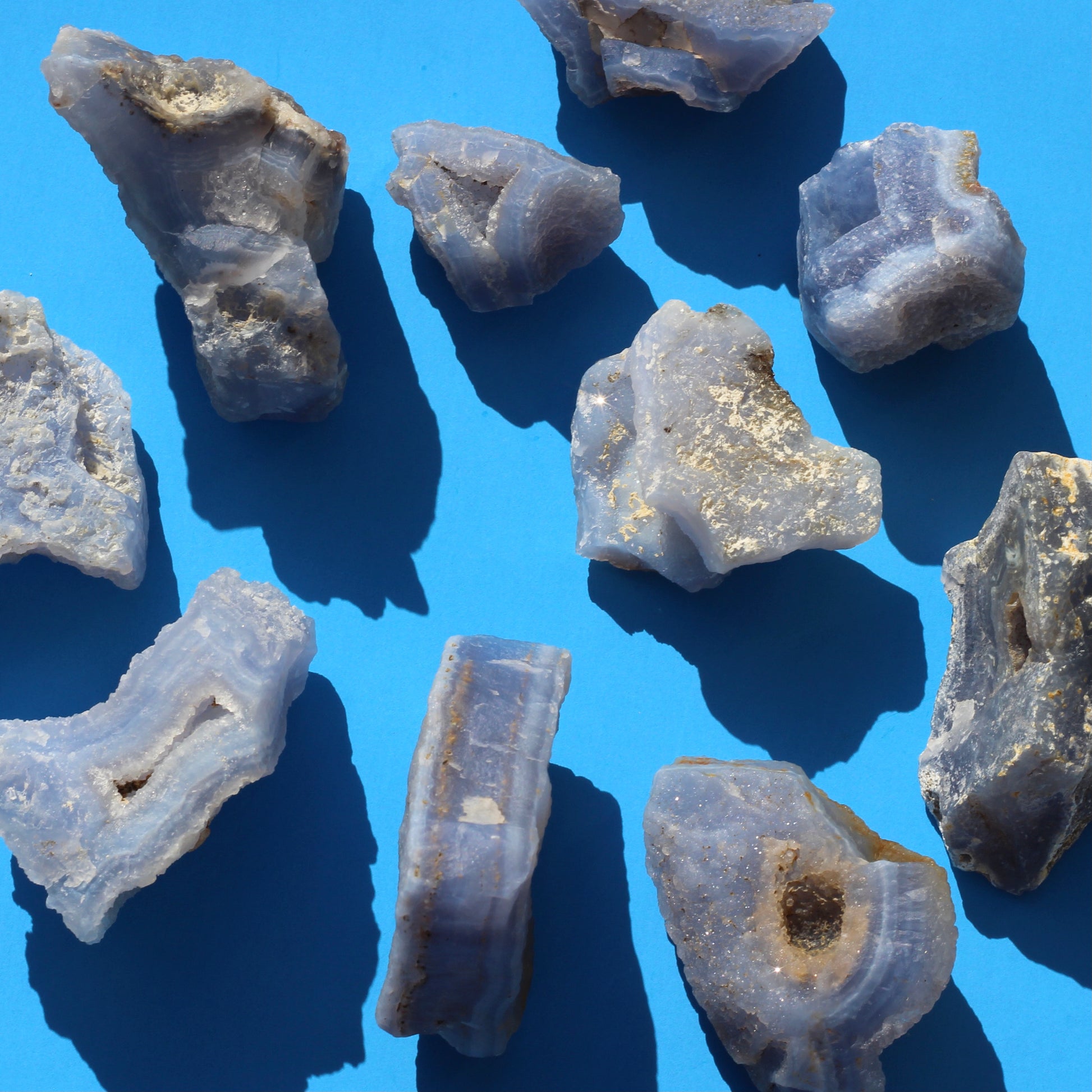 Blue Lace Agate (Raw) - Emit Energy