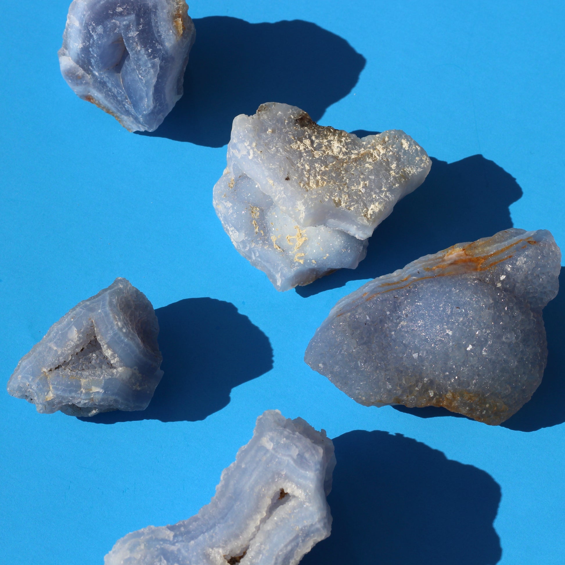 Blue Lace Agate (Raw) - Emit Energy