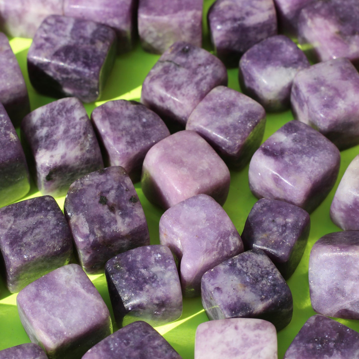 Lepidolite (Cube Tumbles) - Emit Energy