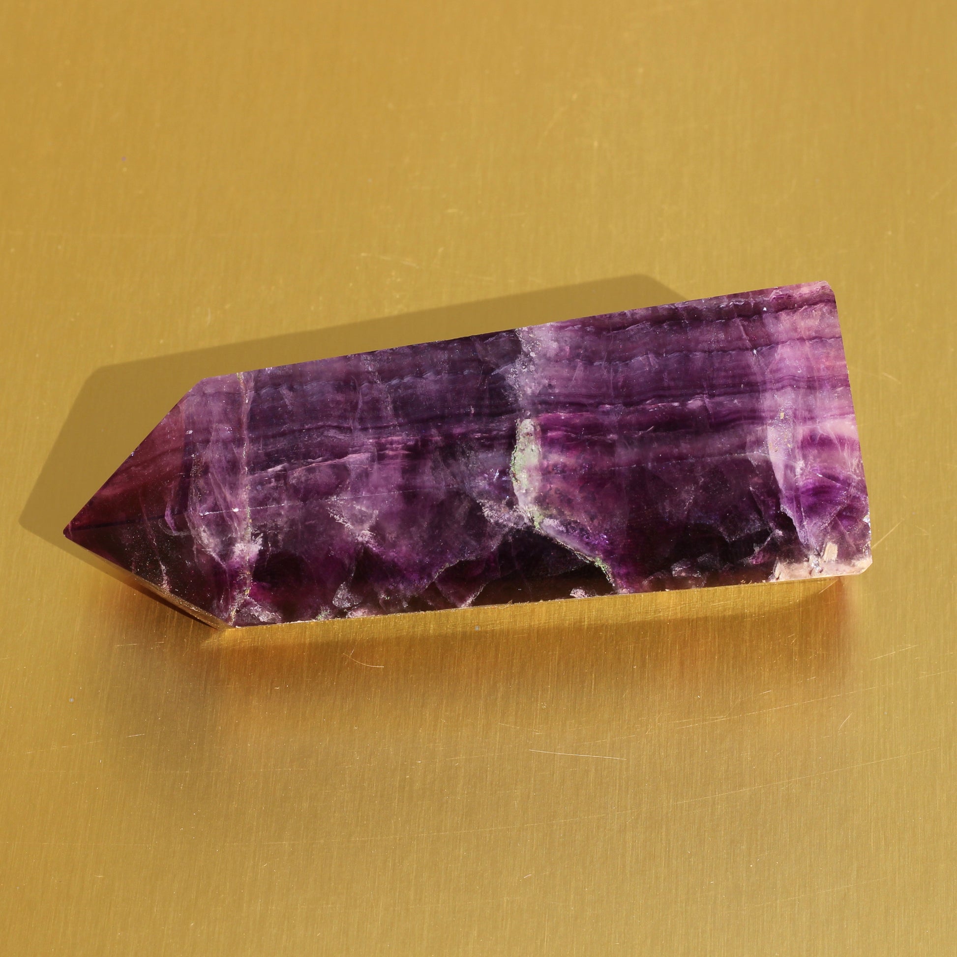 Purple Fluorite Point (No.1) (Extra High Quality) - Emit Energy