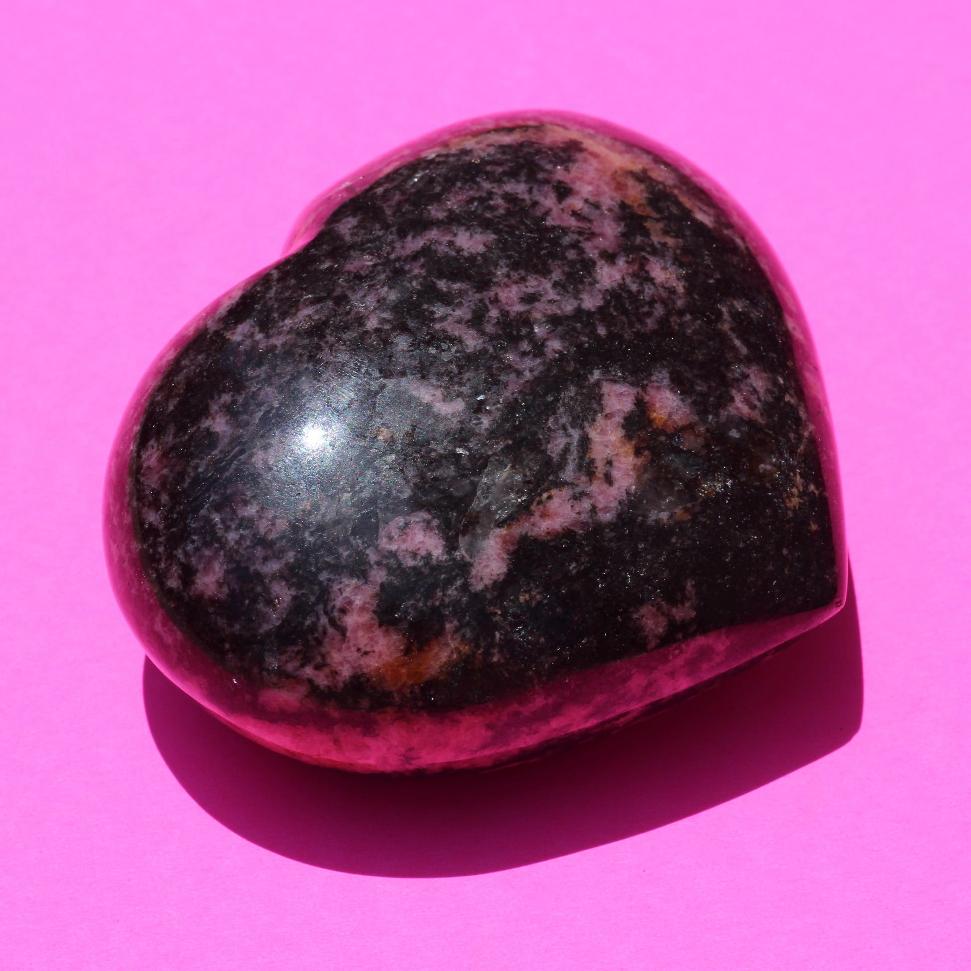 Rhodonite Heart (No. 2) - Heart - Emit Energy