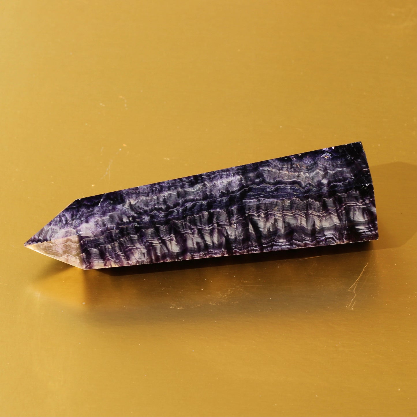 Purple Fluorite Point (No.5) (Extra High Quality) - Emit Energy