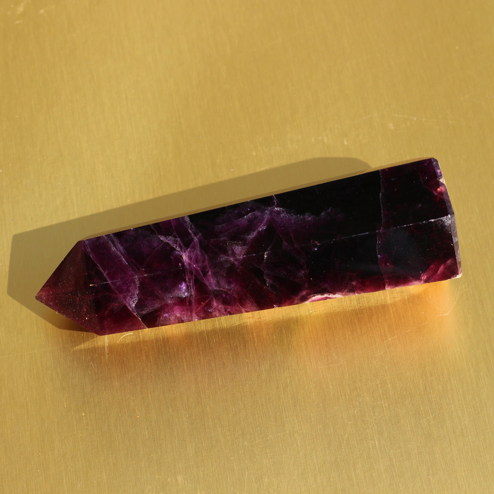 Purple Fluorite Point (No.2) (Extra High Quality) - Emit Energy