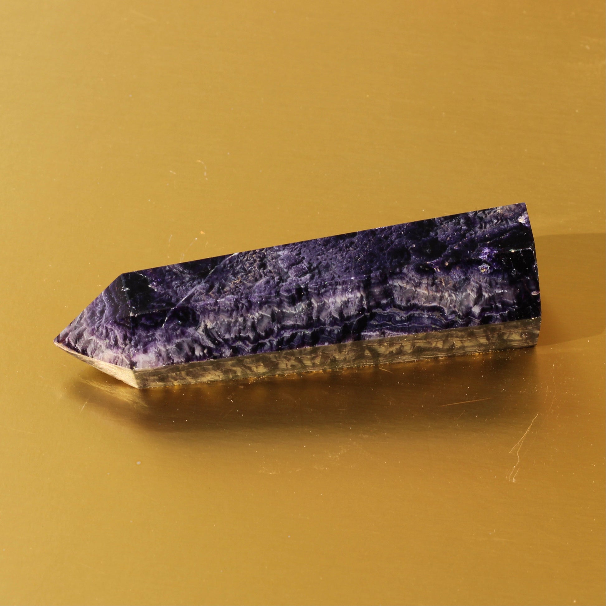 Purple Fluorite Point (No.5) (Extra High Quality) - Emit Energy