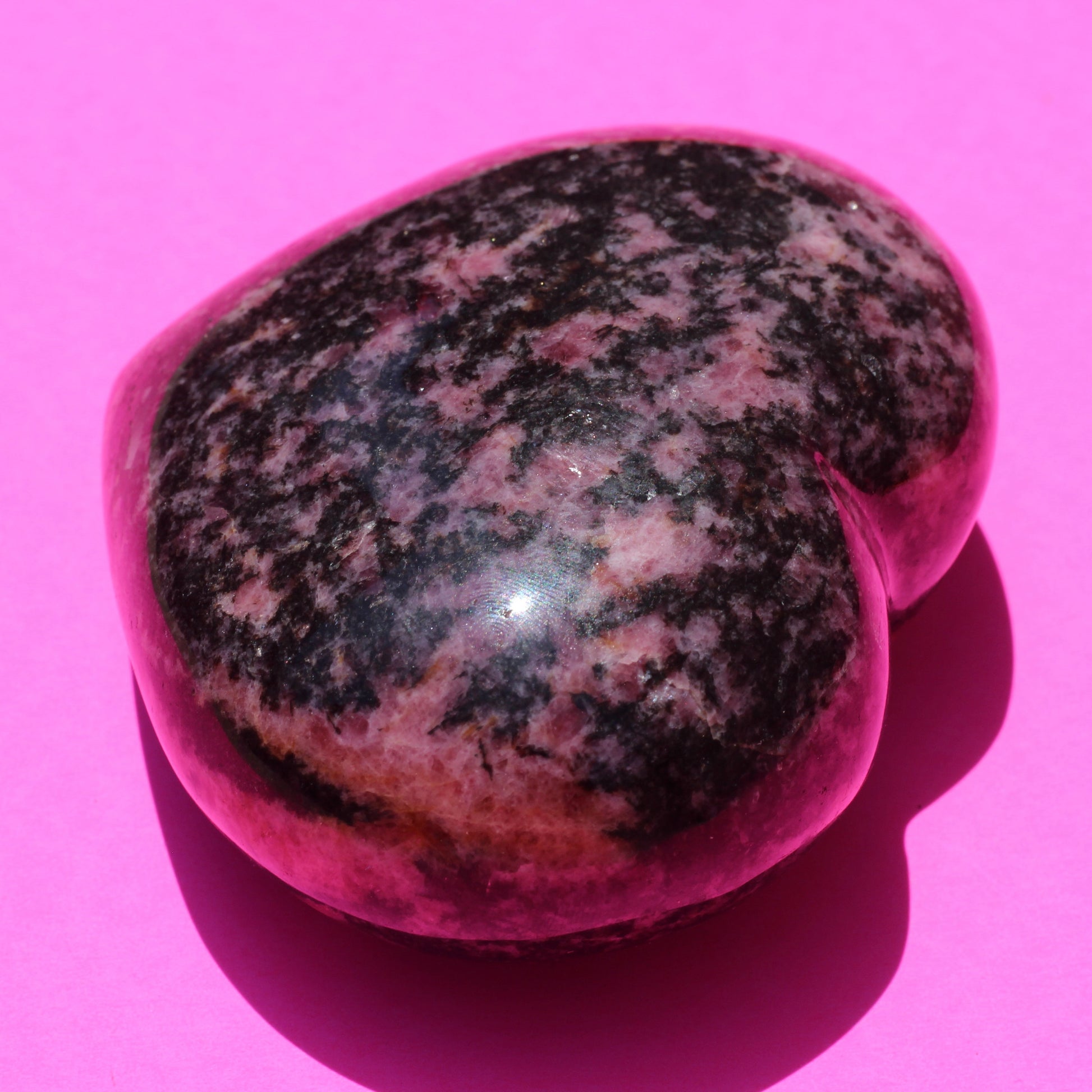 Rhodonite Heart (No. 2) - Heart - Emit Energy