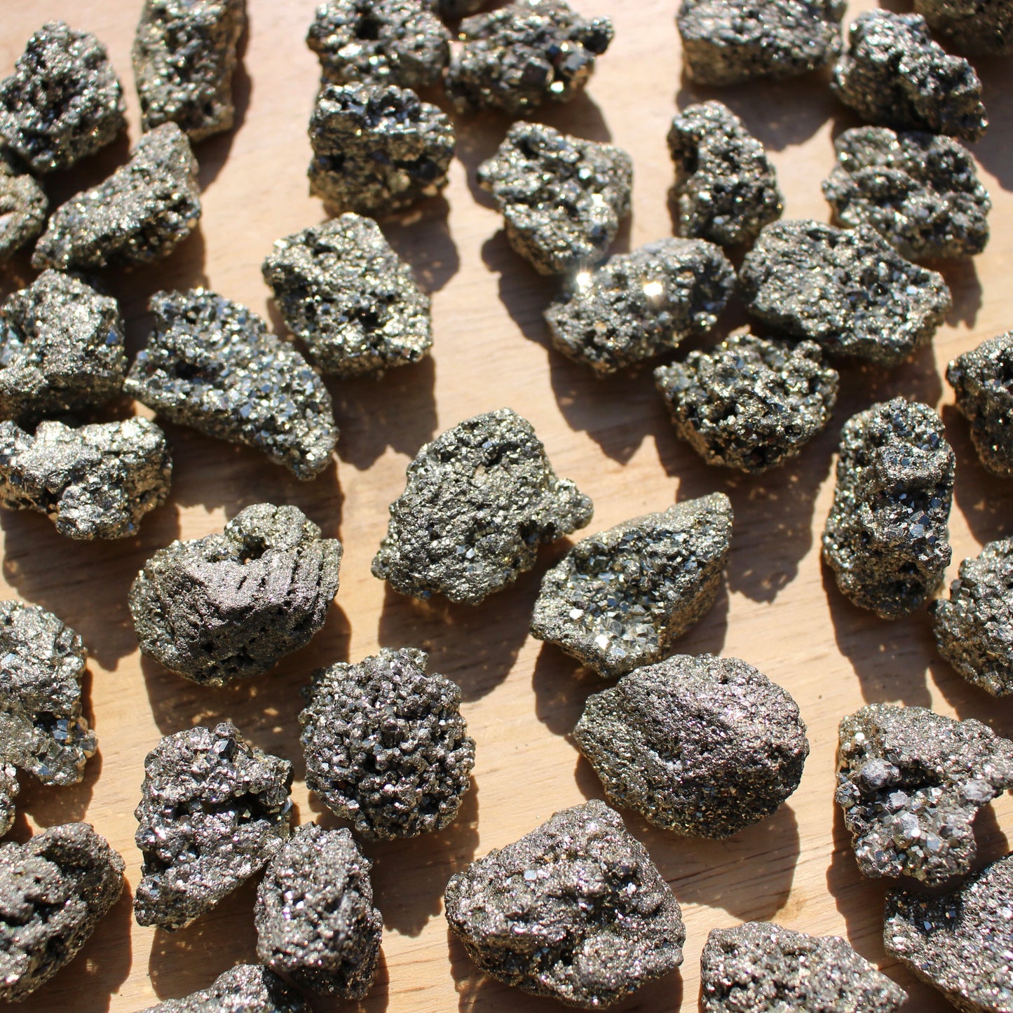 Pyrite (Raw Tumbles) - Emit Energy