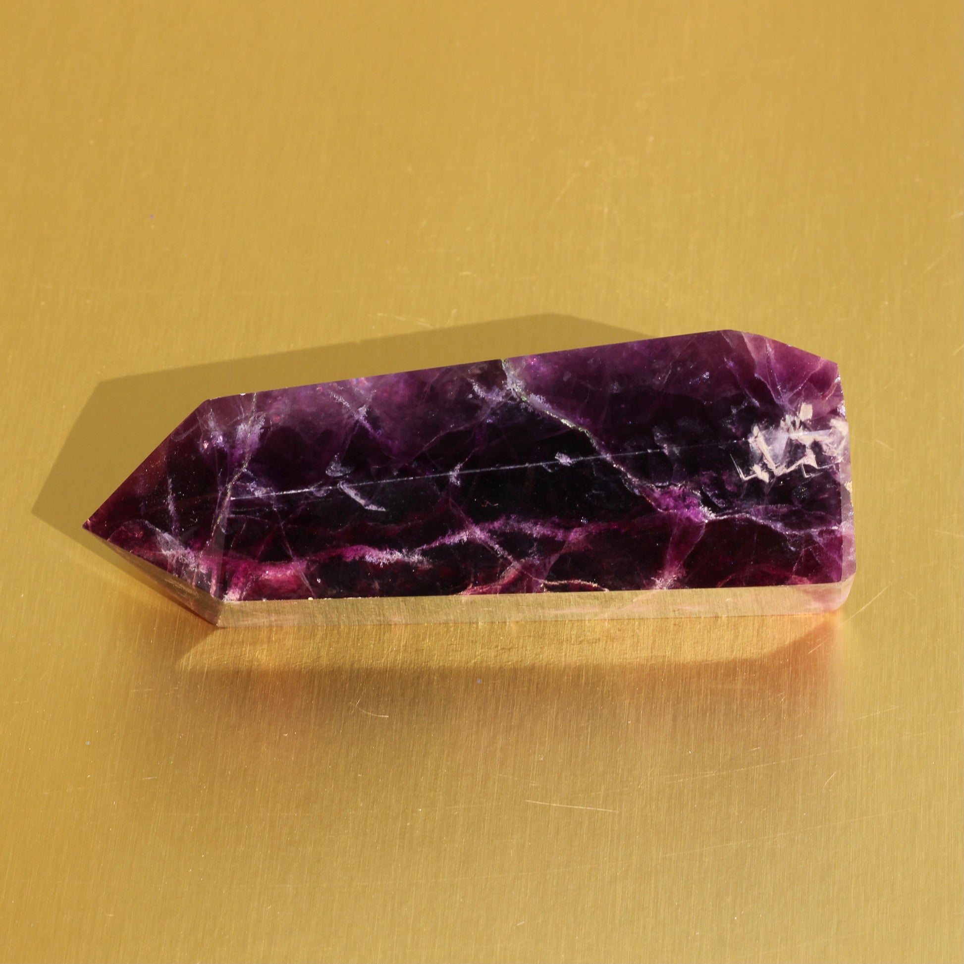 Purple Fluorite Point (No.1) (Extra High Quality) - Emit Energy