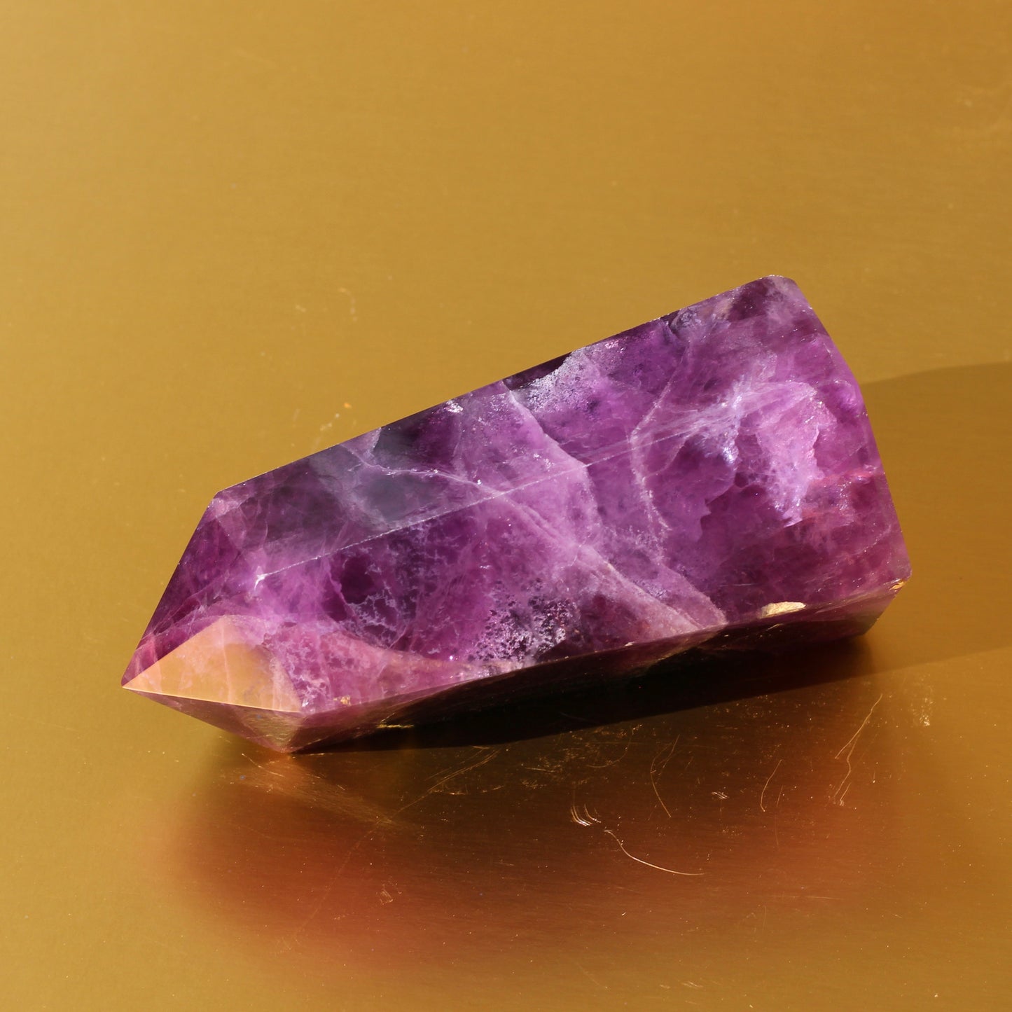 Purple Fluorite Point (No.7) (Extra High Quality) - Emit Energy