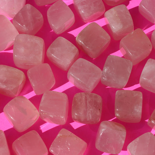 Rose Quartz (Cube Tumbles) - Emit Energy