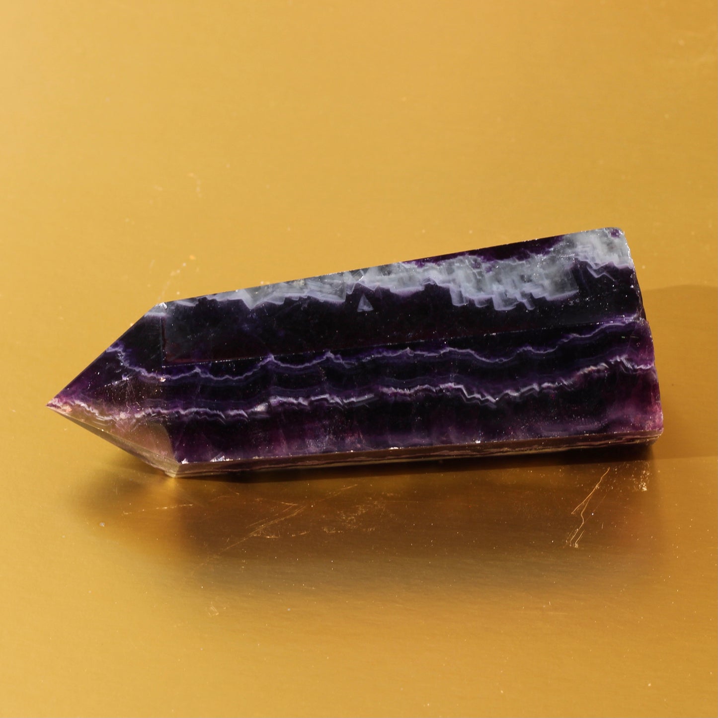 Purple Fluorite Point (No.6) (Extra High Quality) - Emit Energy