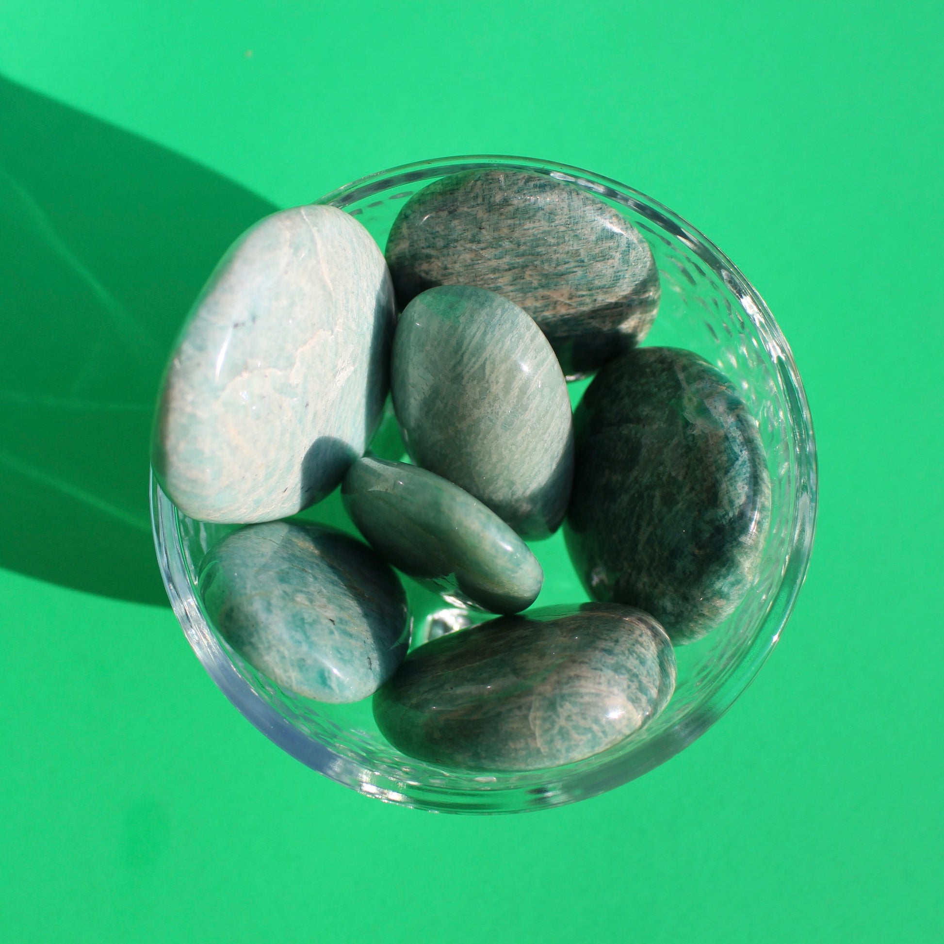 Amazonite (Palm Stones) - Emit Energy
