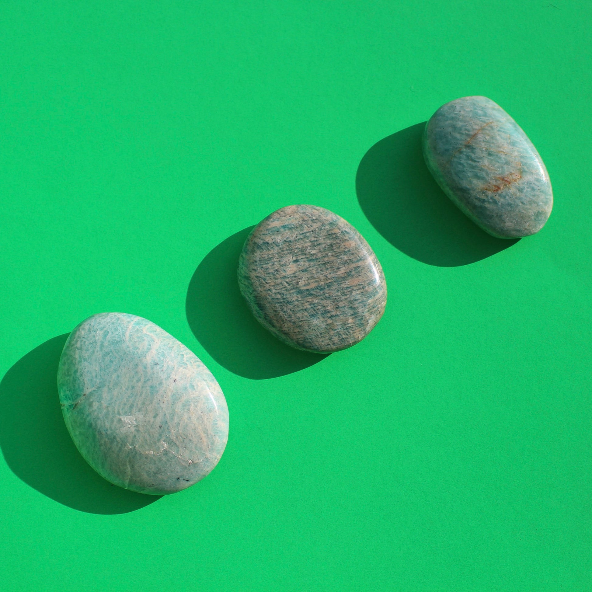 Amazonite (Palm Stones) - Emit Energy