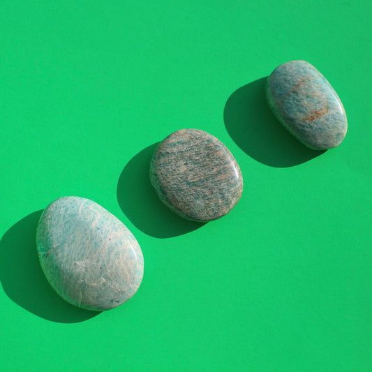 Amazonite (Palm Stones) - Emit Energy