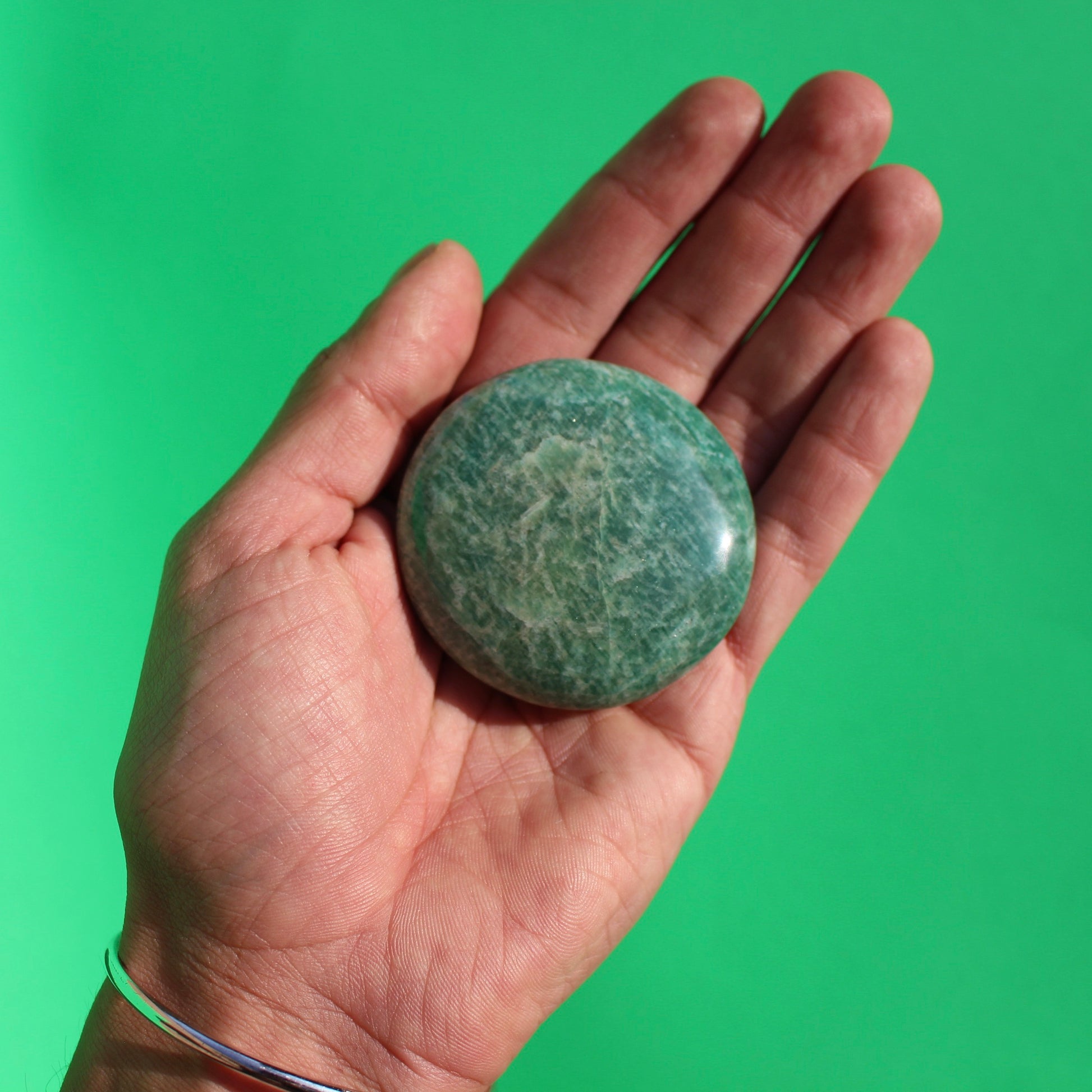 Amazonite (Palm Stones) - Medium - Emit Energy