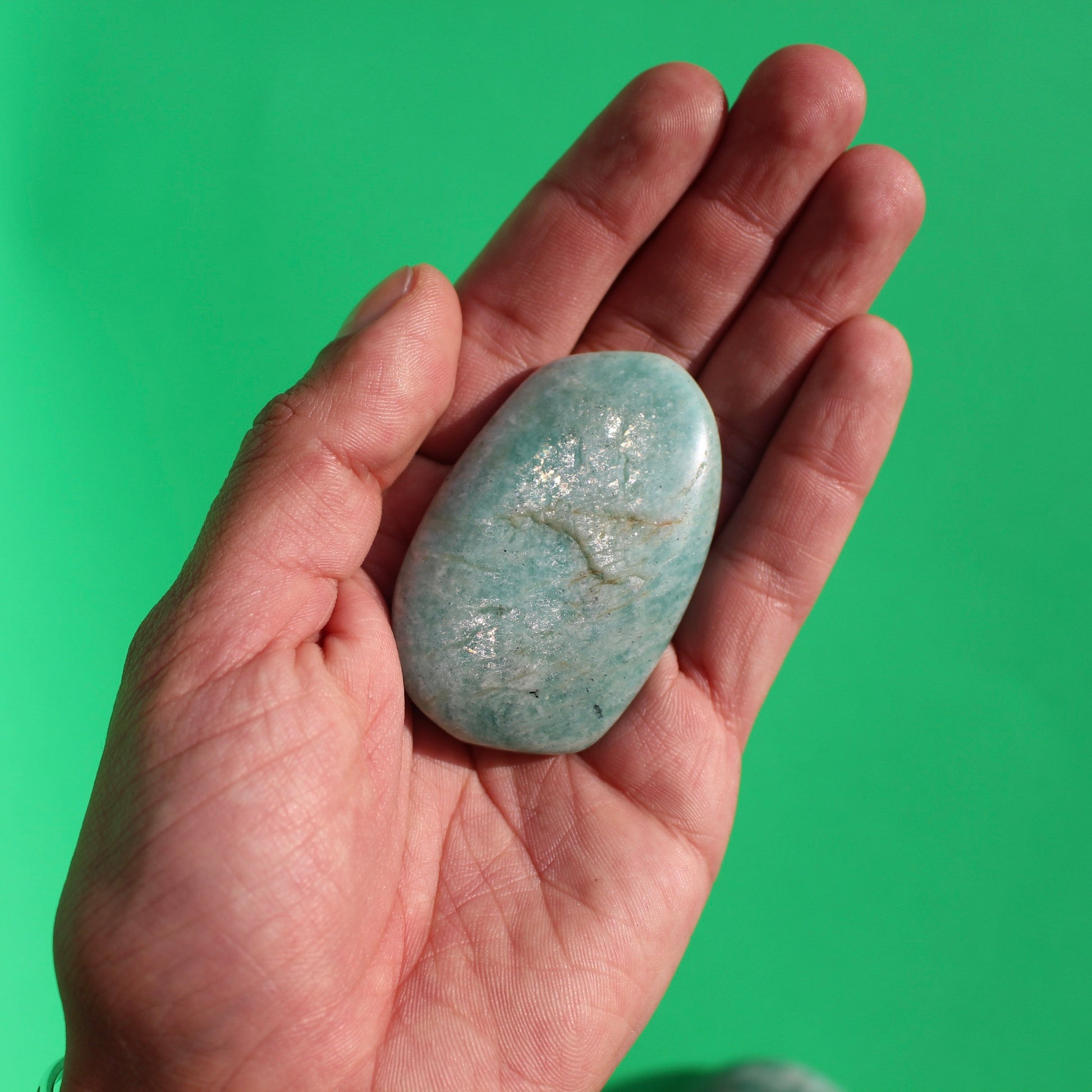 Amazonite (Palm Stones) - Small - Emit Energy
