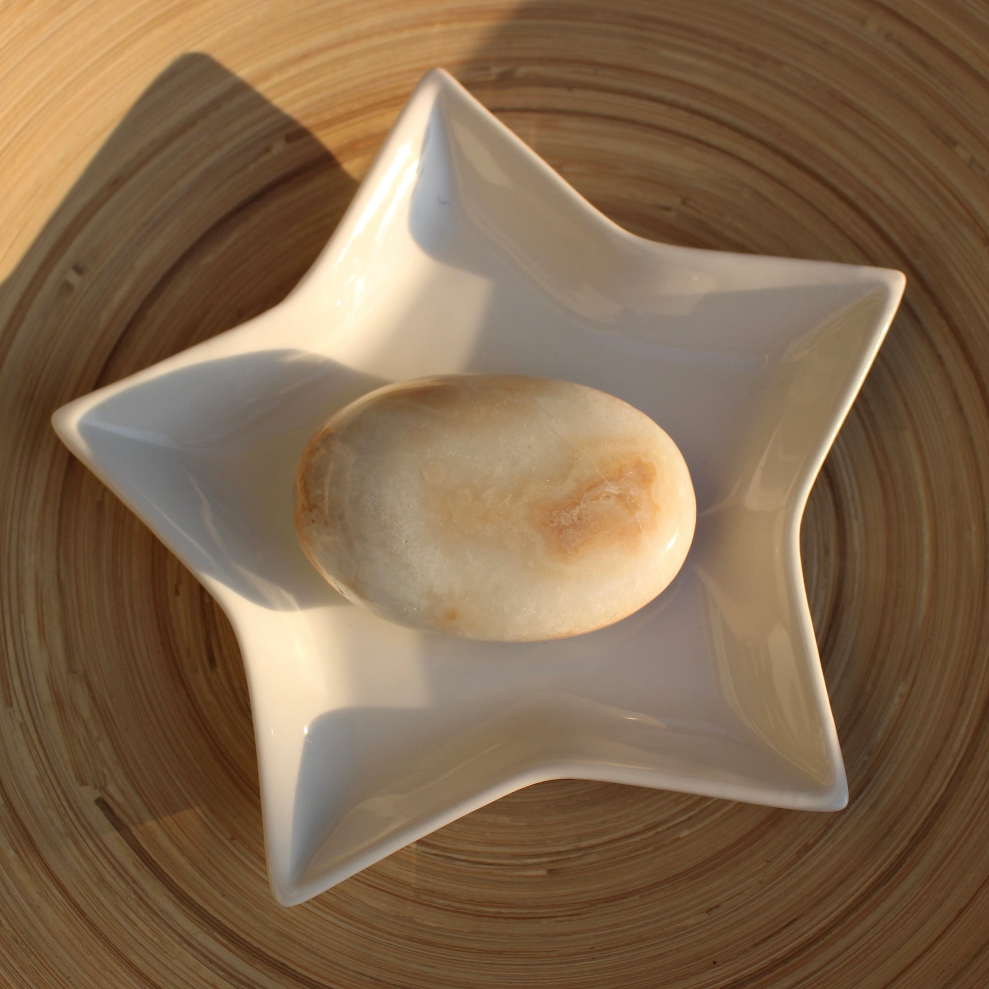 Caribbean Calcite Palm Stone (No. 3) - Emit Energy