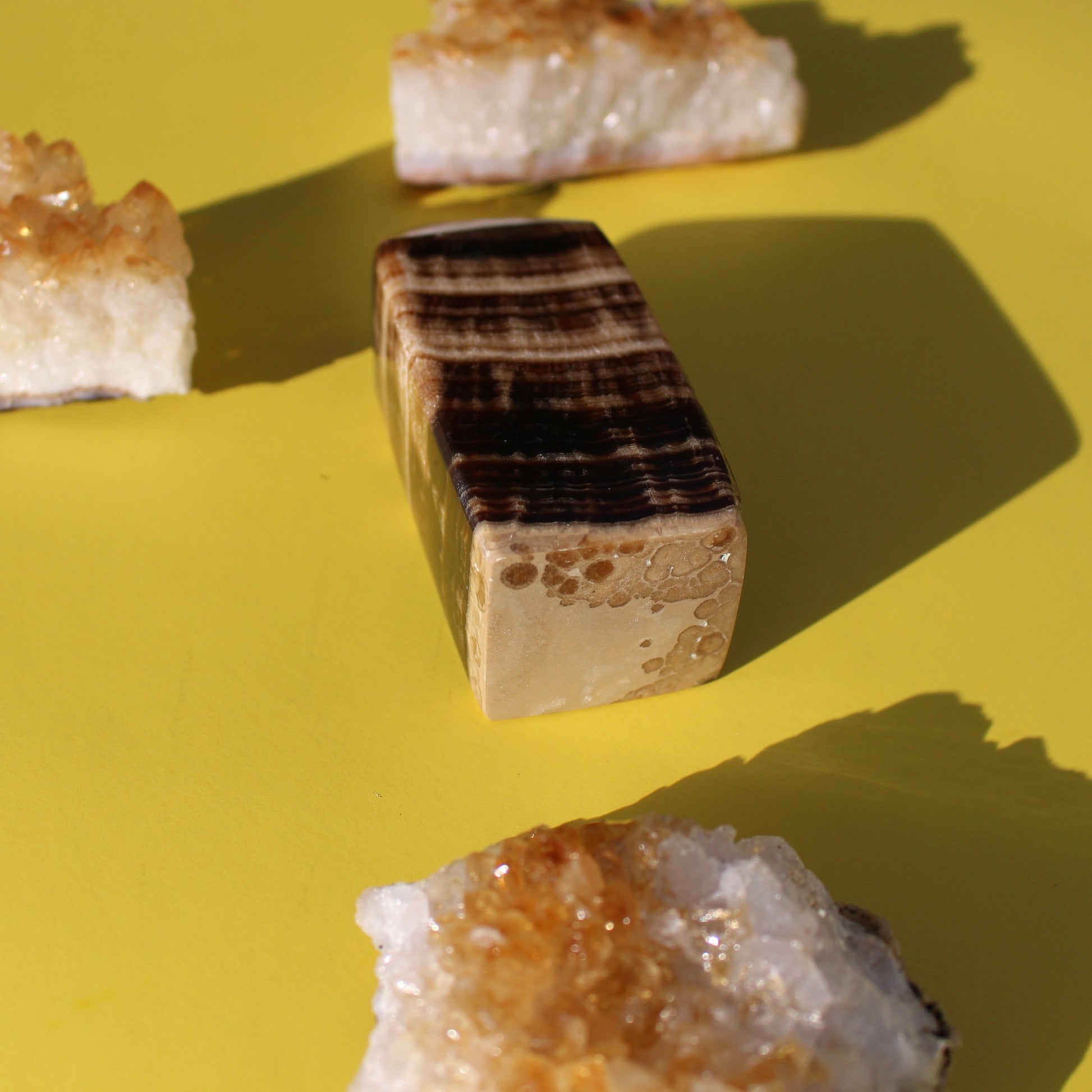 Chocolate Calcite Tower (No. 3) - Emit Energy
