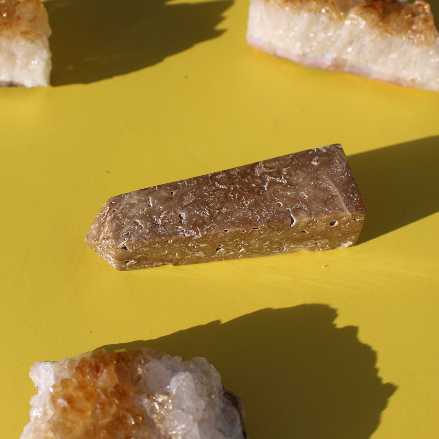 Chocolate Calcite Tower (No. 4) - Emit Energy