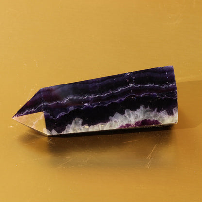 Purple Fluorite Point (No.6) (Extra High Quality) - Emit Energy