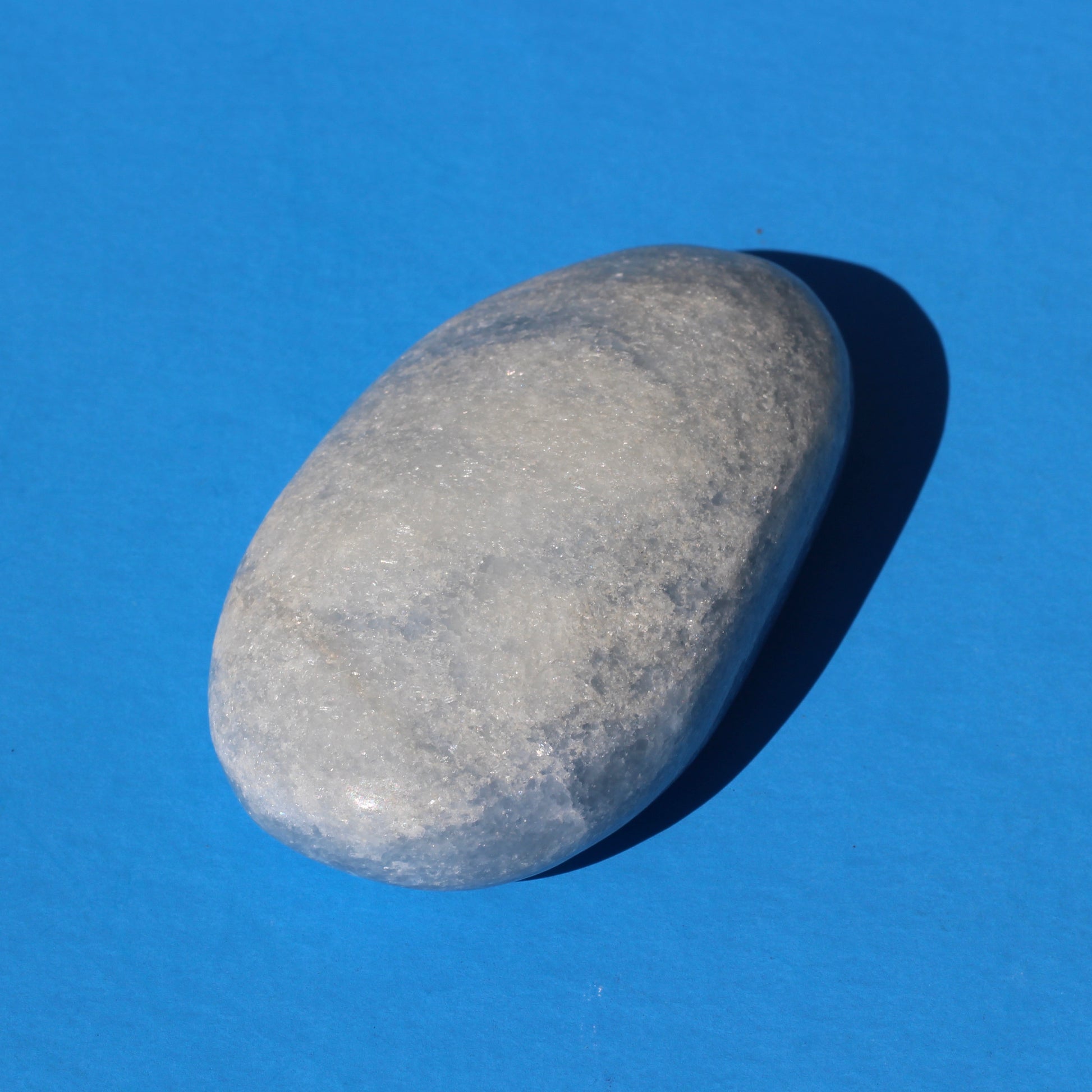 Blue Calcite (Palm Stone) (No.2) - Emit Energy